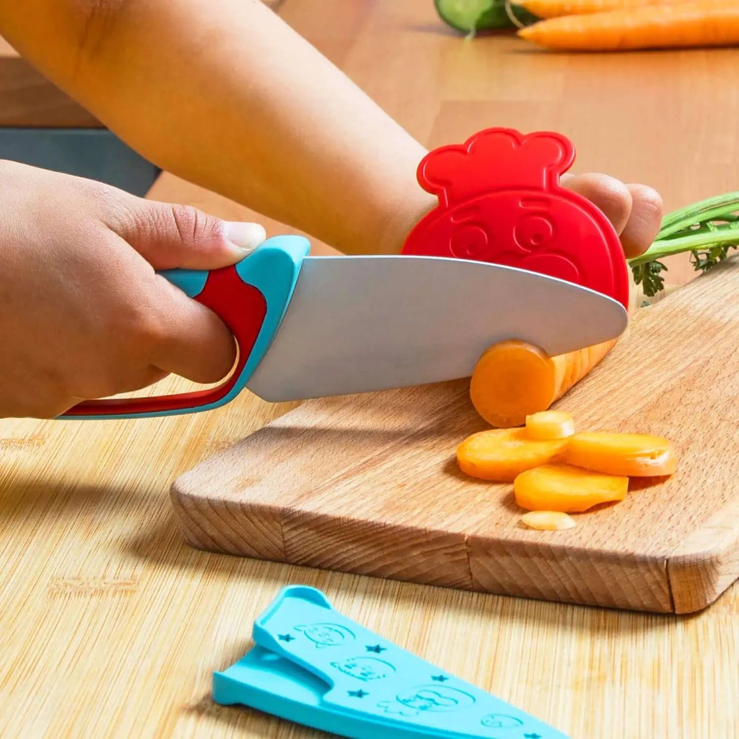Messer für Kinder (Blau/Rot)