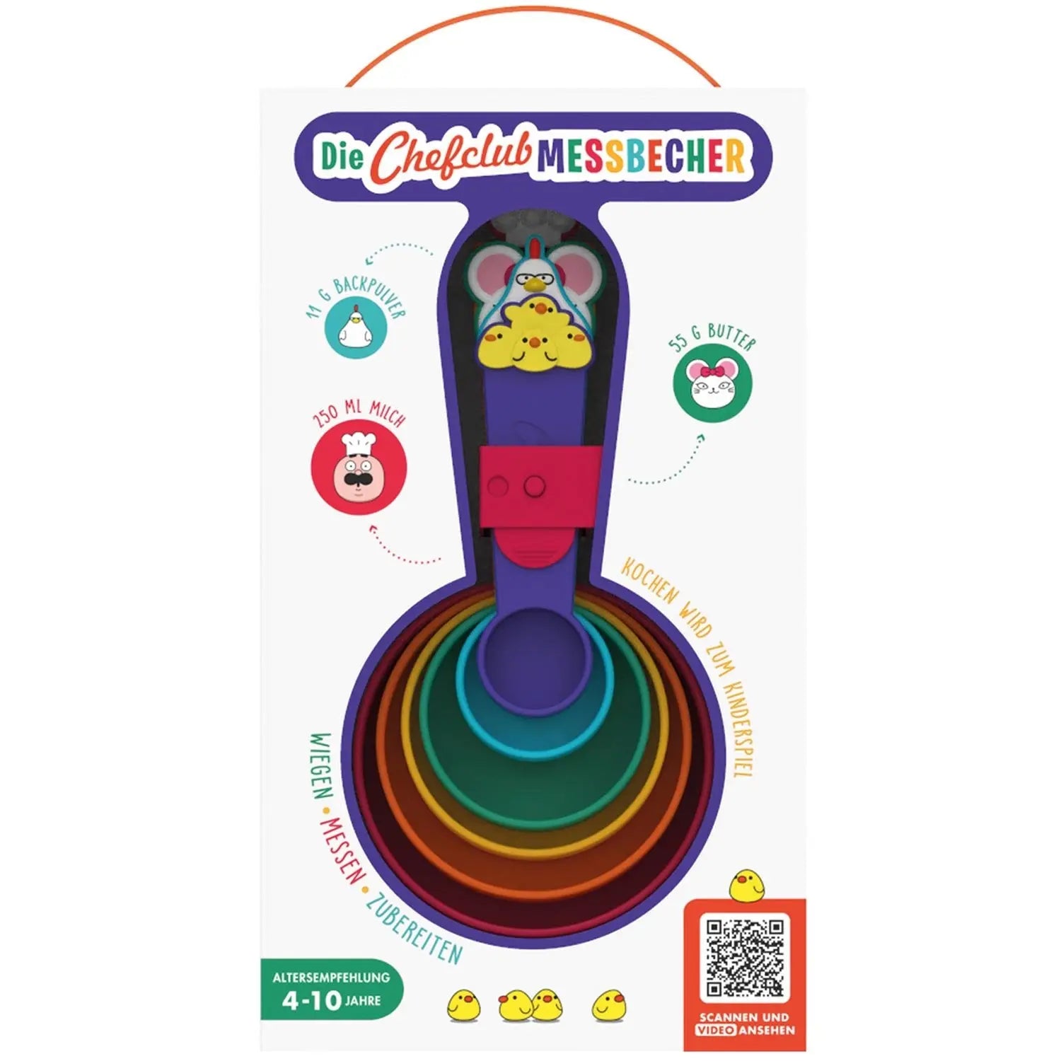 Messbecher-Set - 6-tlg. (Bunt)