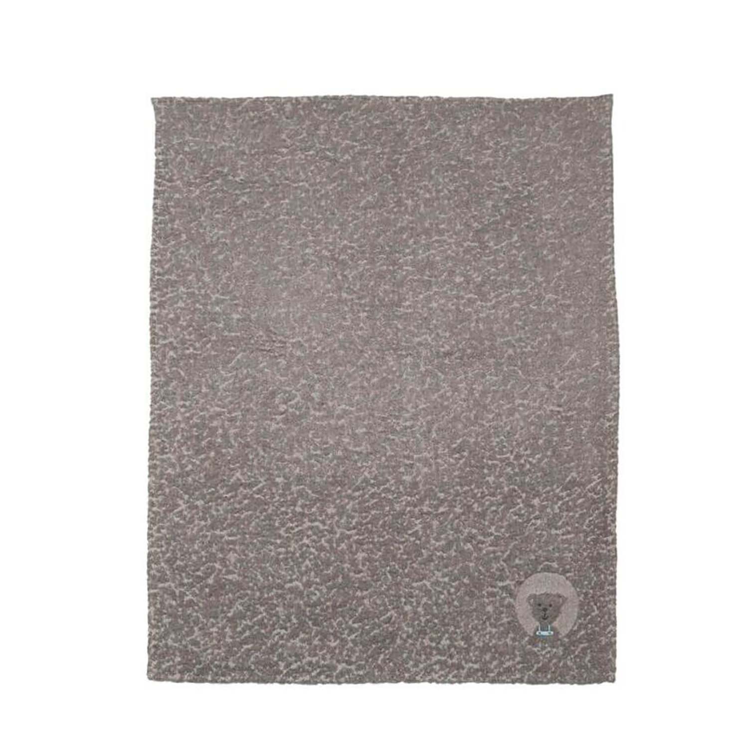 Baumwolldecke "TEDDY Kids - Bär" - 100x75 cm (Rauch)