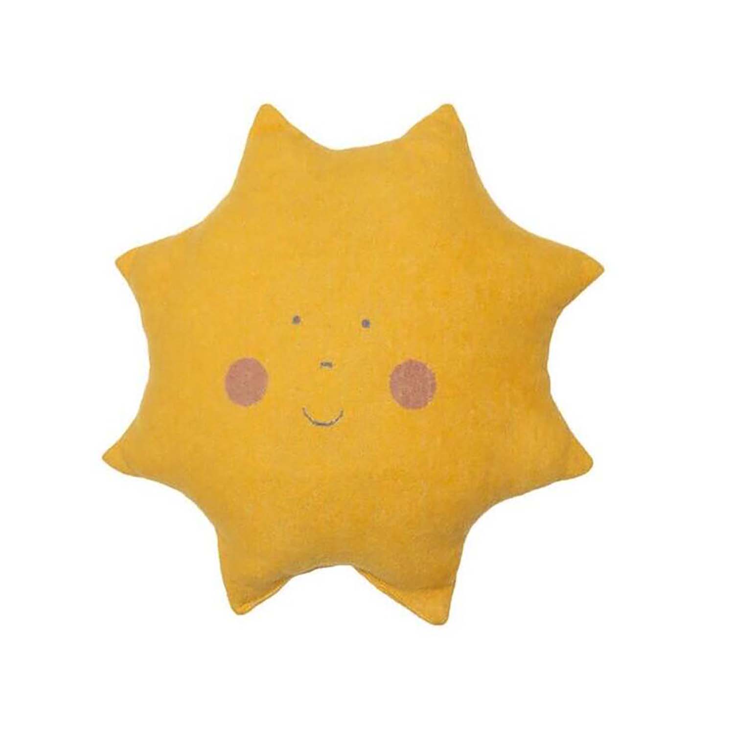 Kissen "JUWEL - Sonne" - 40x40 cm (Senf)