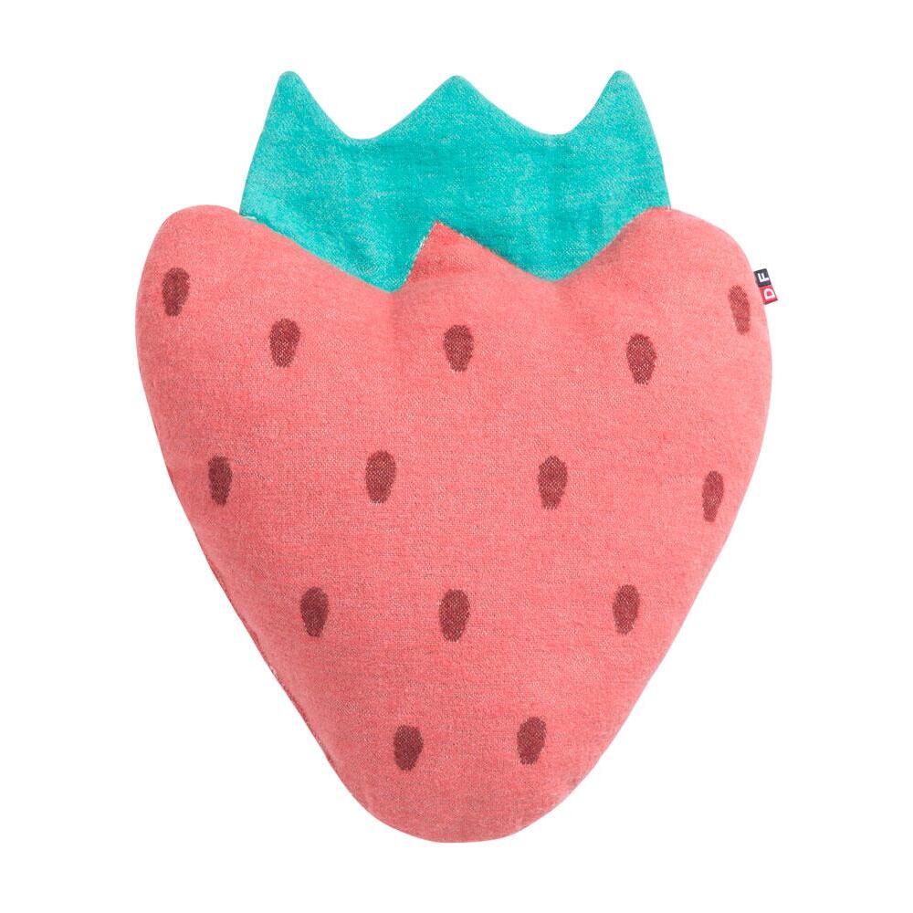 Kissen "JUWEL - Erdbeere" - 35x40 cm (Mattrot)