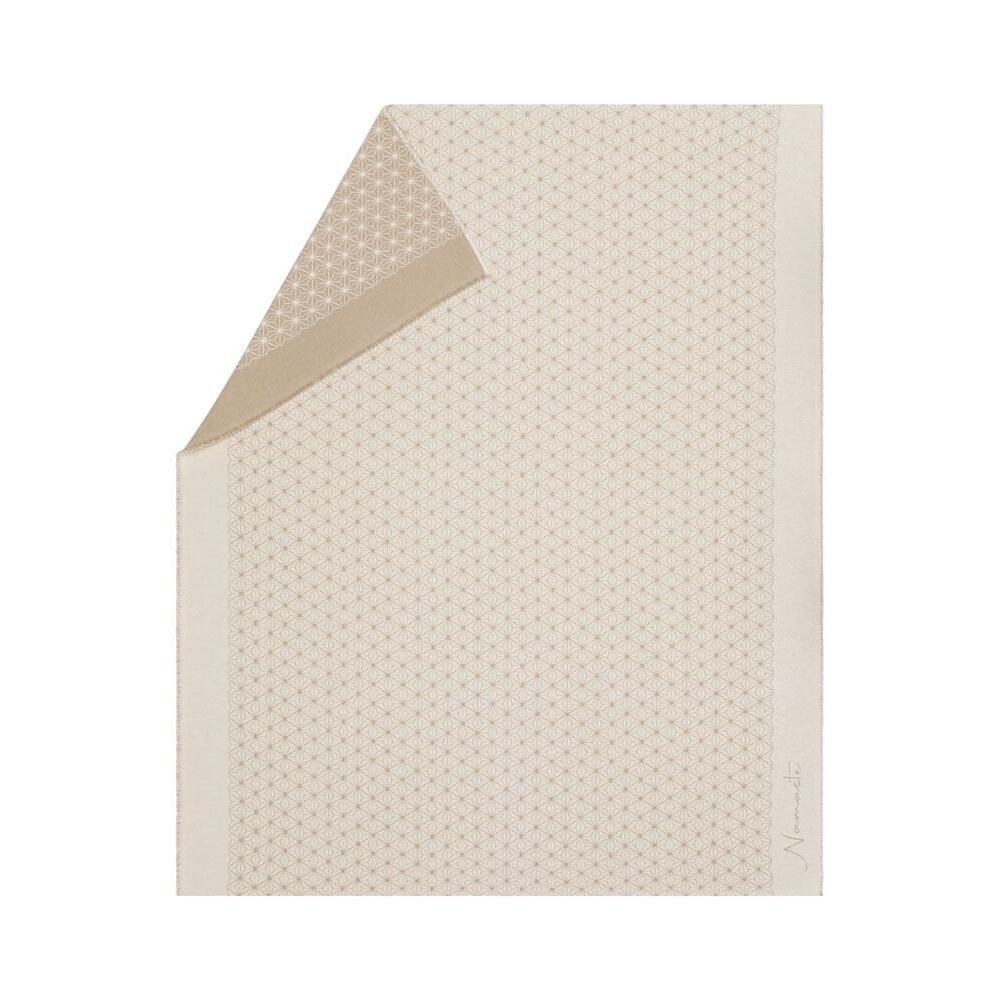 Yogadecke "NOVA - Namasté" - 180x145 cm (RohWeiß)