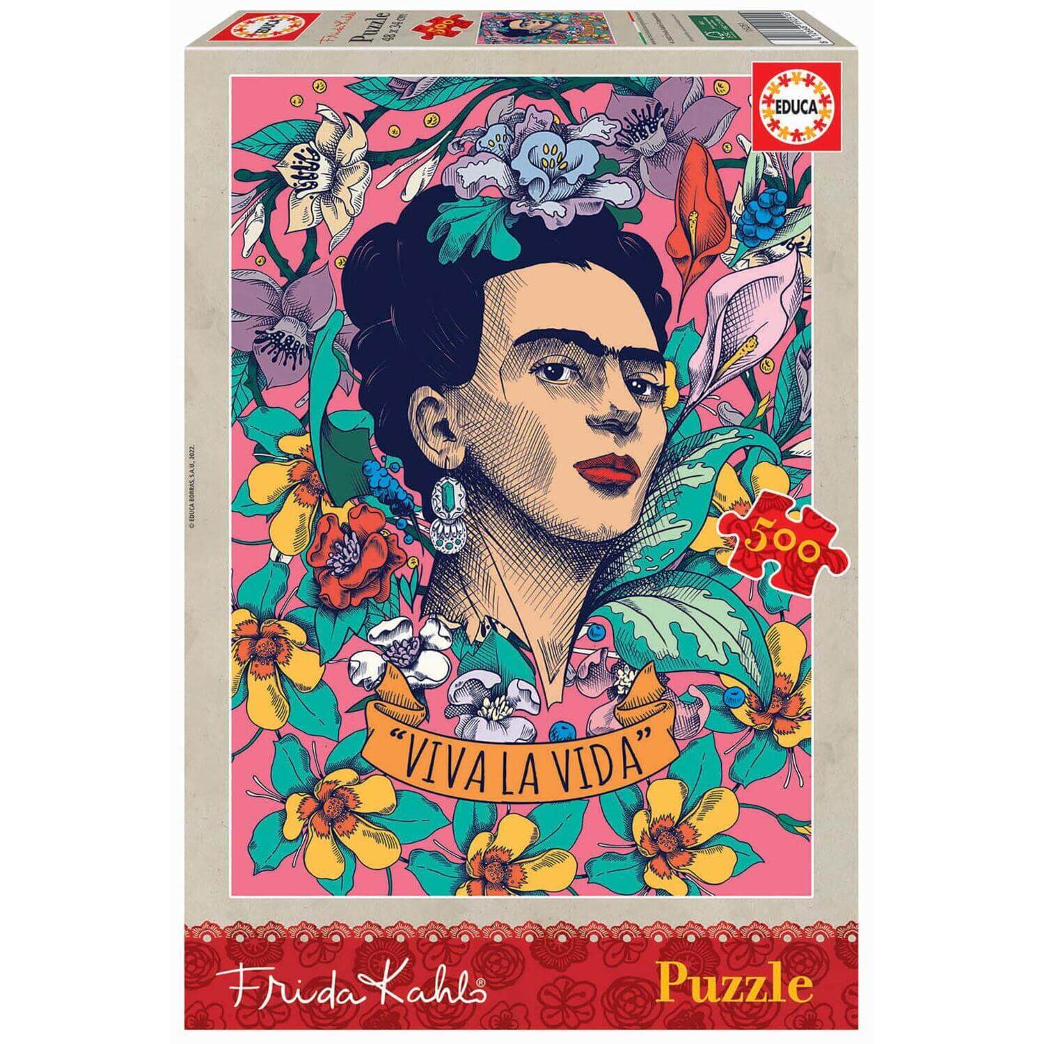 EeBoo PZTVLV Frida Kahlo Puzzle – 1000 Teile, Buntes Kunst-Puzzle, Hommage An Die Künstlerin, Für Erwachsene Und Familien, Ab 3 Jahren EeBoo PZTVLV Frida Kahlo Puzzle – 1000 Teile, Buntes Kunst-Puzzle, Hommage An Die Künstlerin, Für Erwachsene Und Familien, Ab 3 Jahren