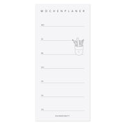 Block "Wochenplaner" (Weiß) Eulenschnitt