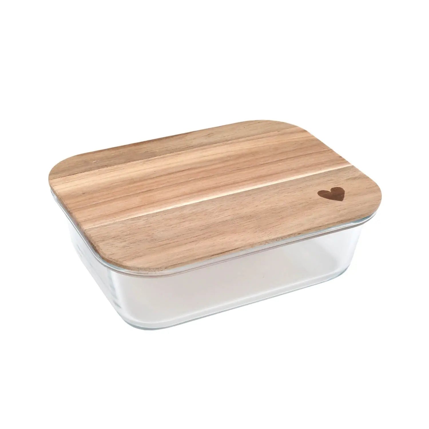 Vorratsbehälter "Herz" (Transparent) Eulenschnitt