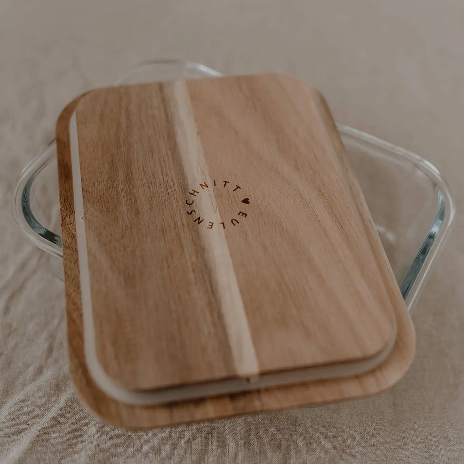 Vorratsbehälter "Herz" (Transparent) Eulenschnitt