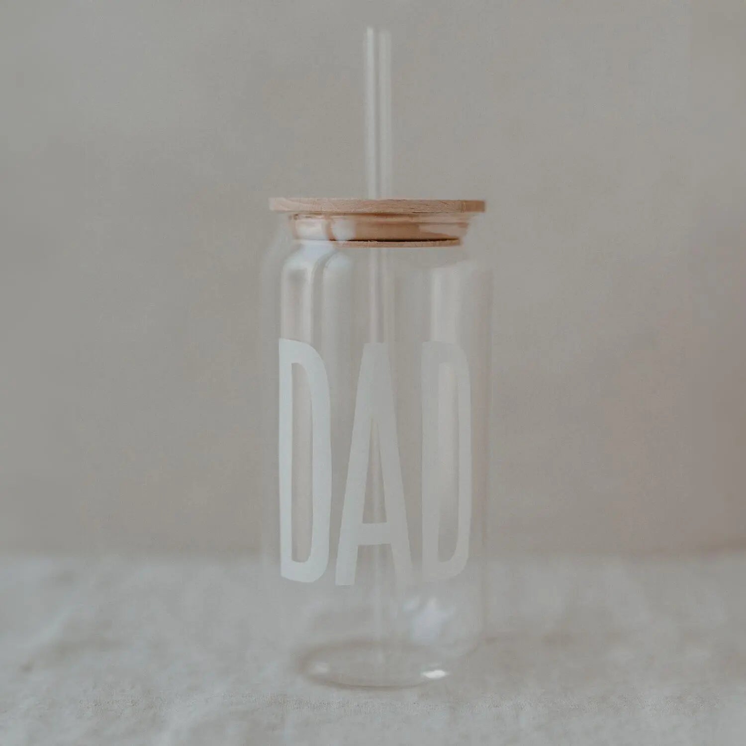 Trinkglas hoch "Dad" Eulenschnitt