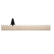 Adventskalender "Tanne" - 55x7 cm (Natur) Eulenschnitt