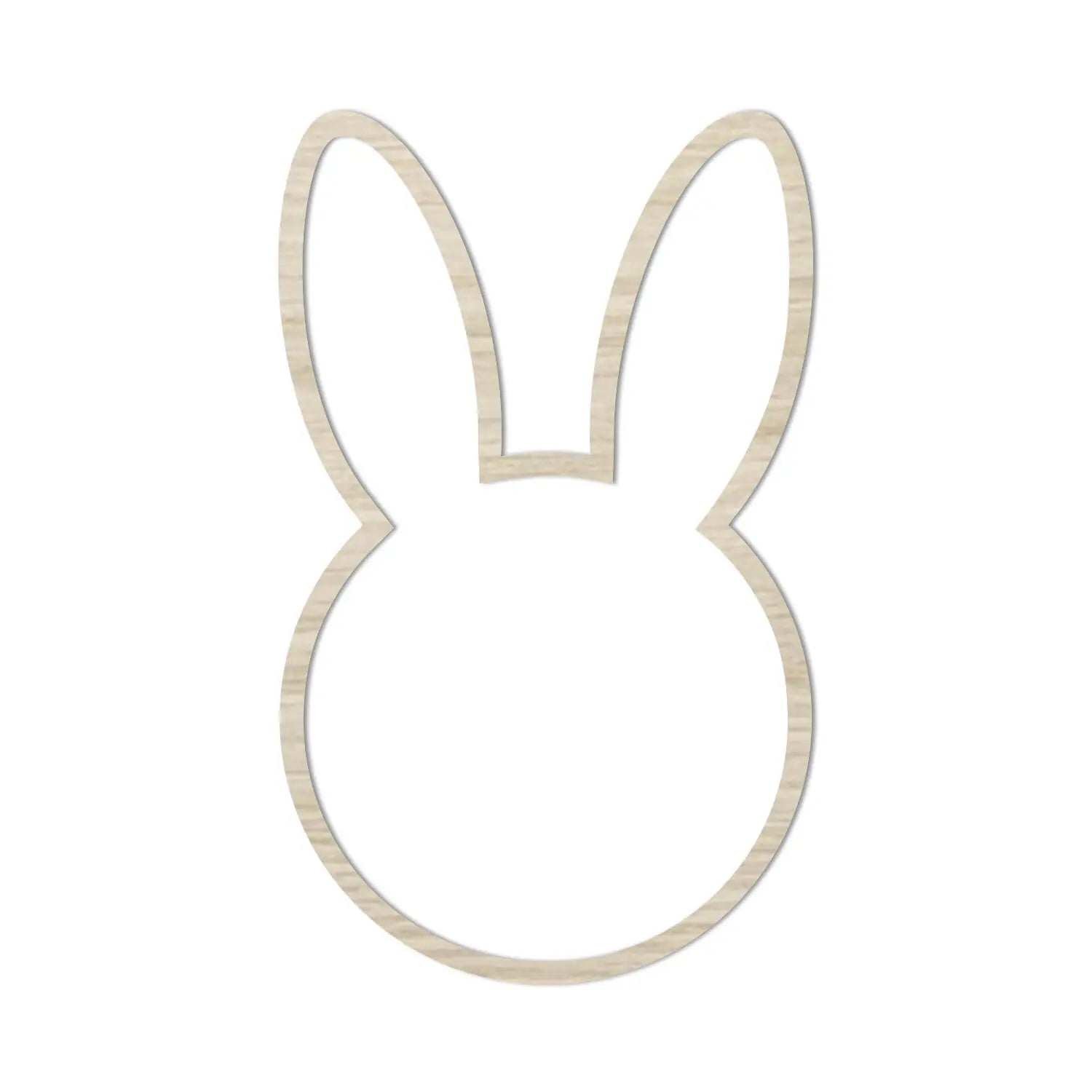 Holz-Kranz "Hase" - 23x14x5 cm (Natur) Eulenschnitt