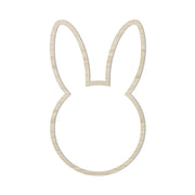 Holz-Kranz "Hase" - 23x14x5 cm (Natur) Eulenschnitt