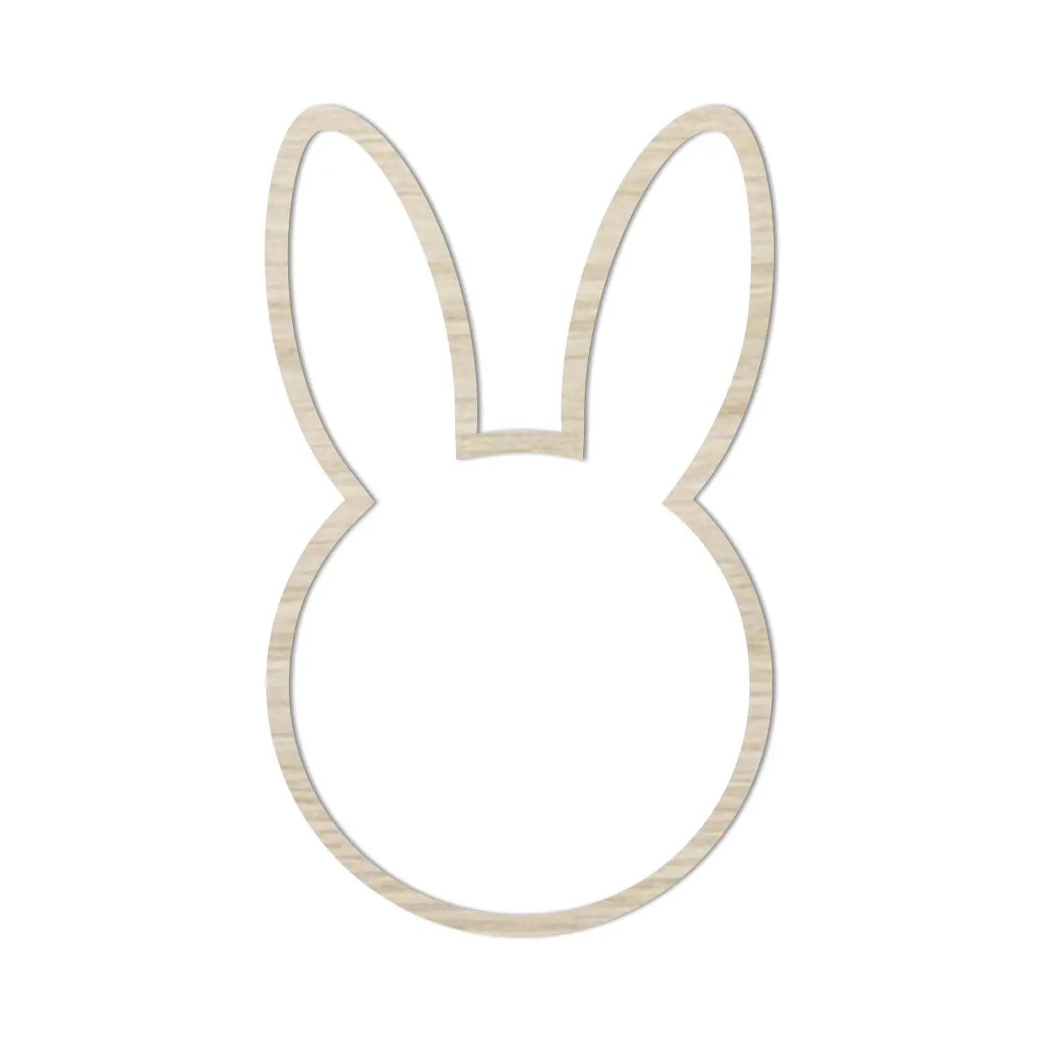 Holz-Kranz "Hase" - 23x14x5 cm (Natur) Eulenschnitt