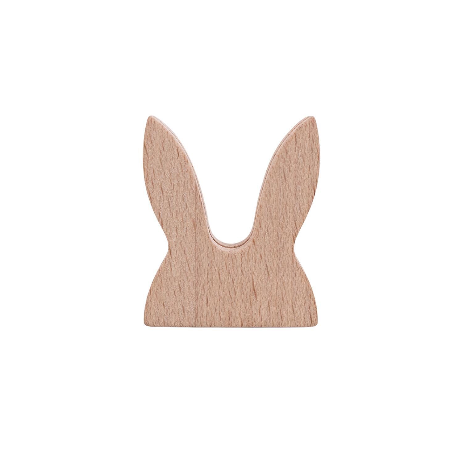 Kartenständer "Hasenform" (Braun) Eulenschnitt
