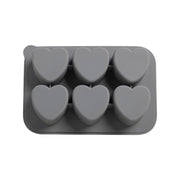 Eiswürfelform "Herzen" (Grau) Eulenschnitt