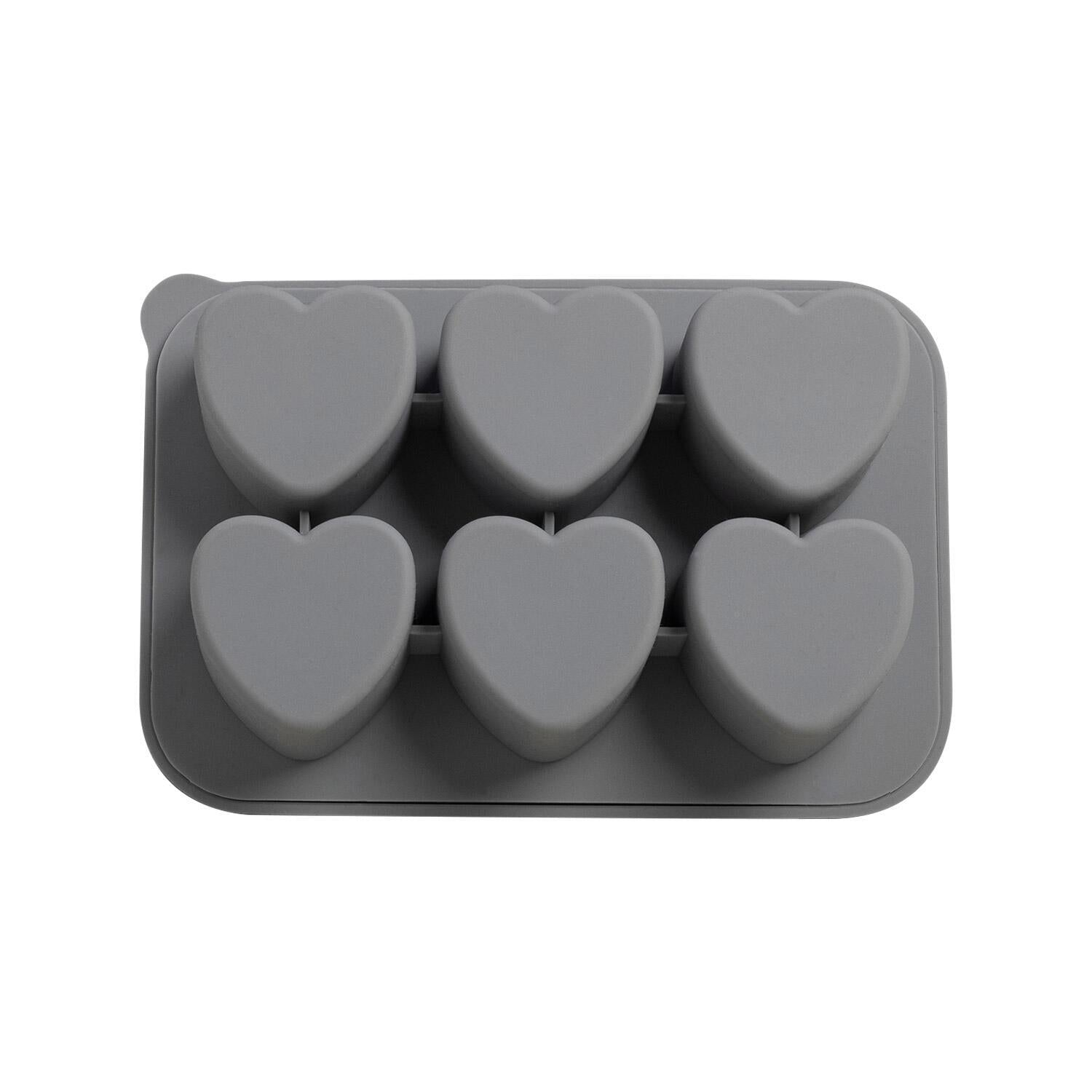 Eiswürfelform "Herzen" (Grau) Eulenschnitt