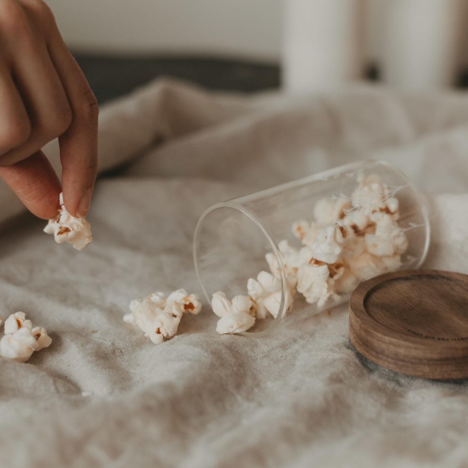 Mini-Vorratsglas "Blumenwiese" - 200 ml (Natur/Transparent) Eulenschnitt