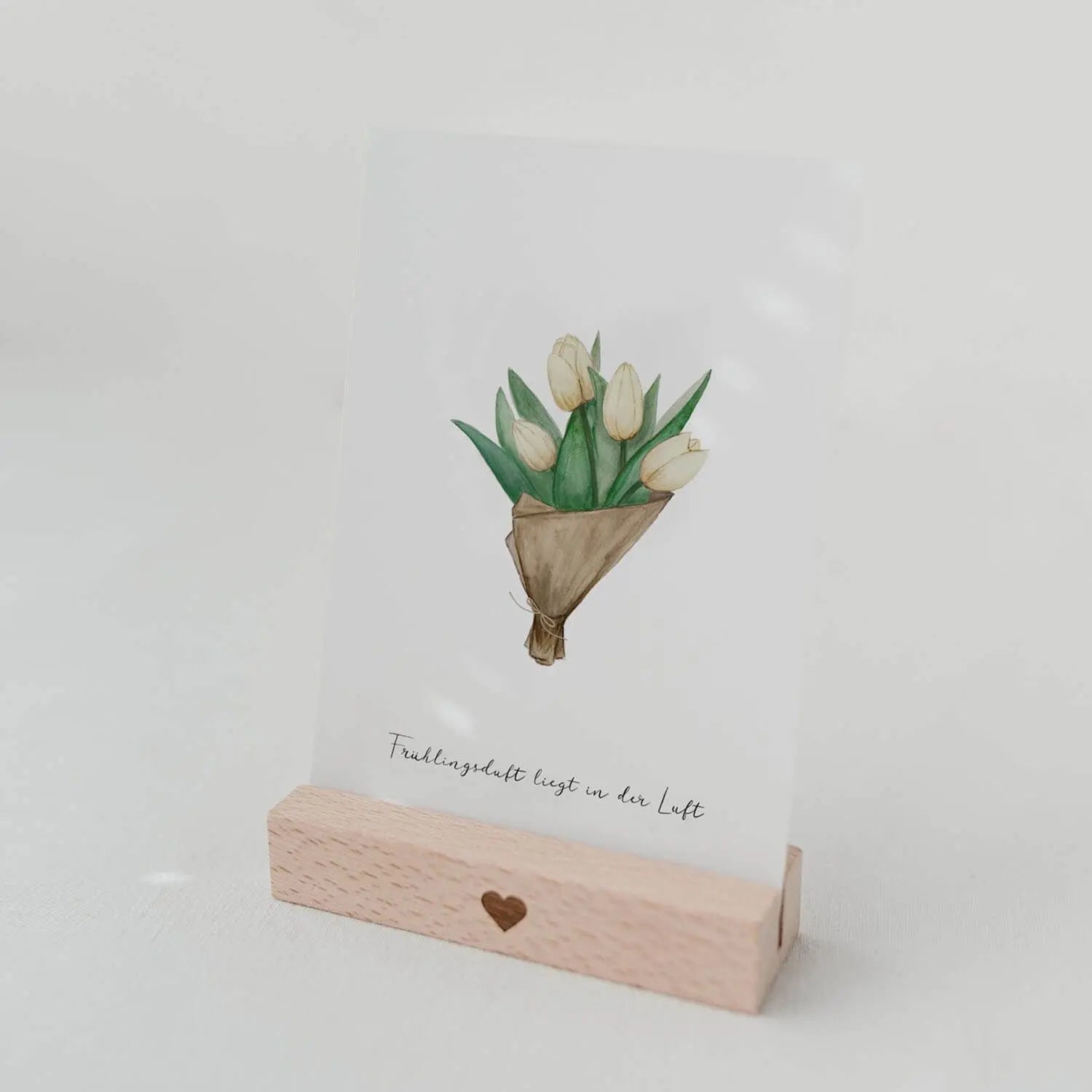 Osterkarte "Tulpen" Eulenschnitt