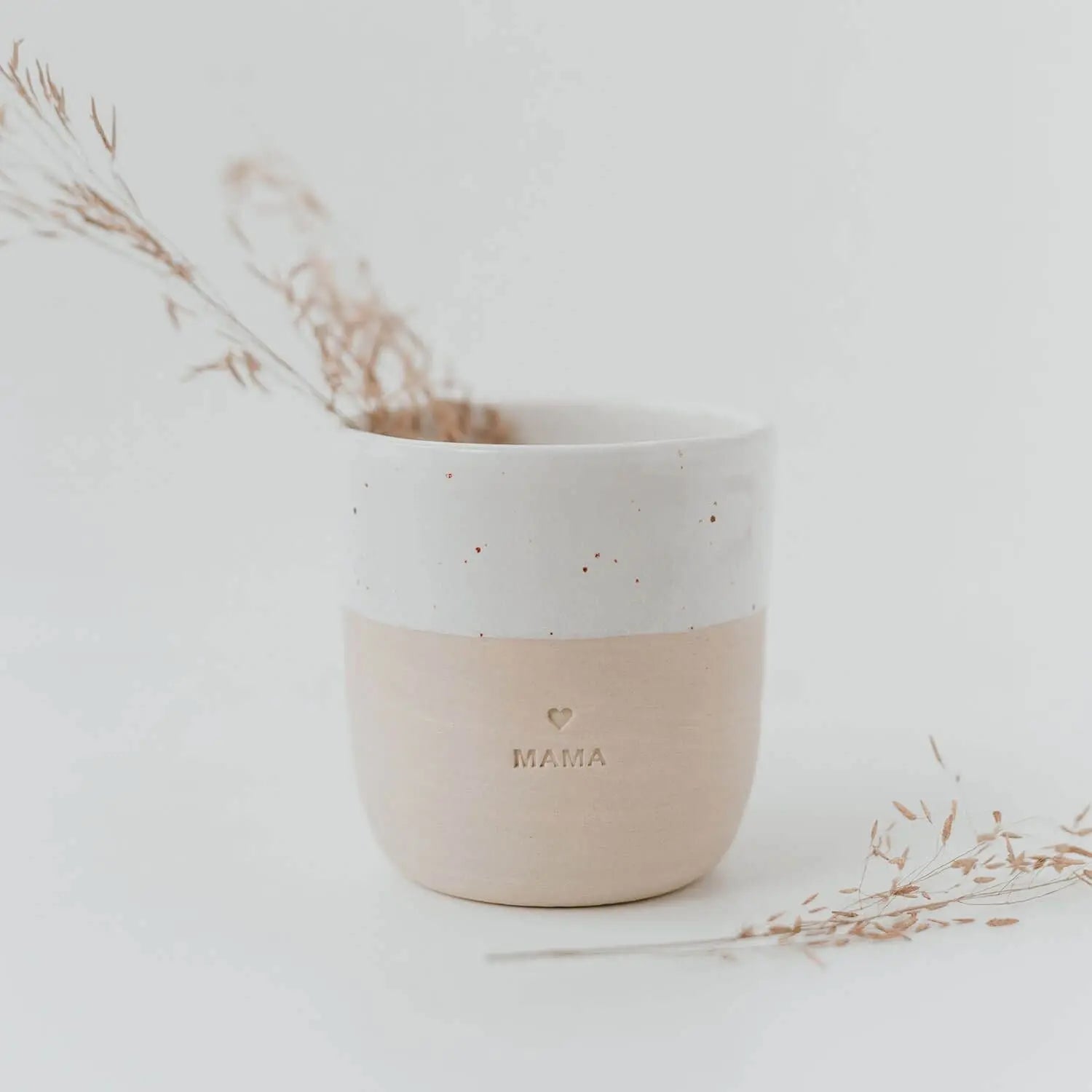 Becher "Mama" - 320 ml (Natur) Eulenschnitt