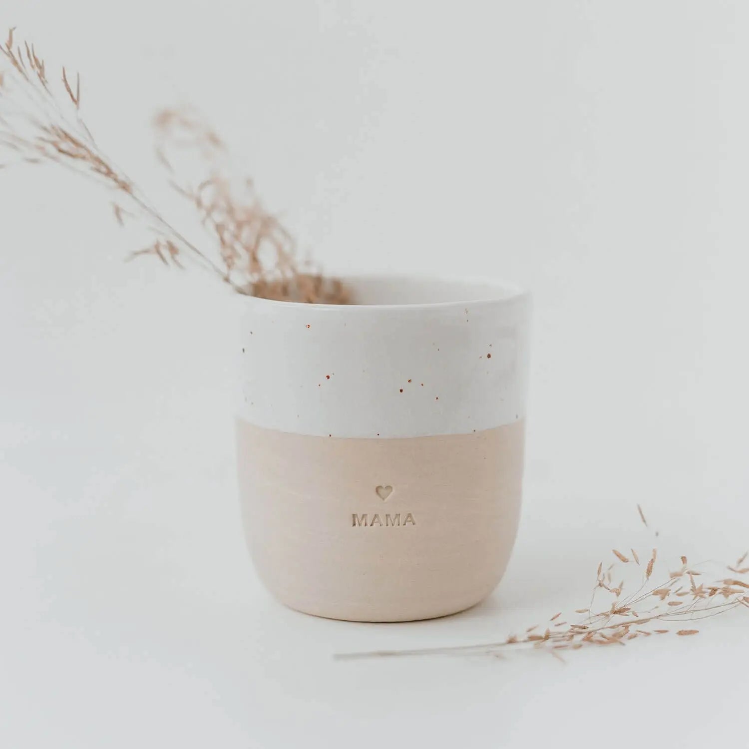 Becher "Mama" - 320 ml (Natur) Eulenschnitt