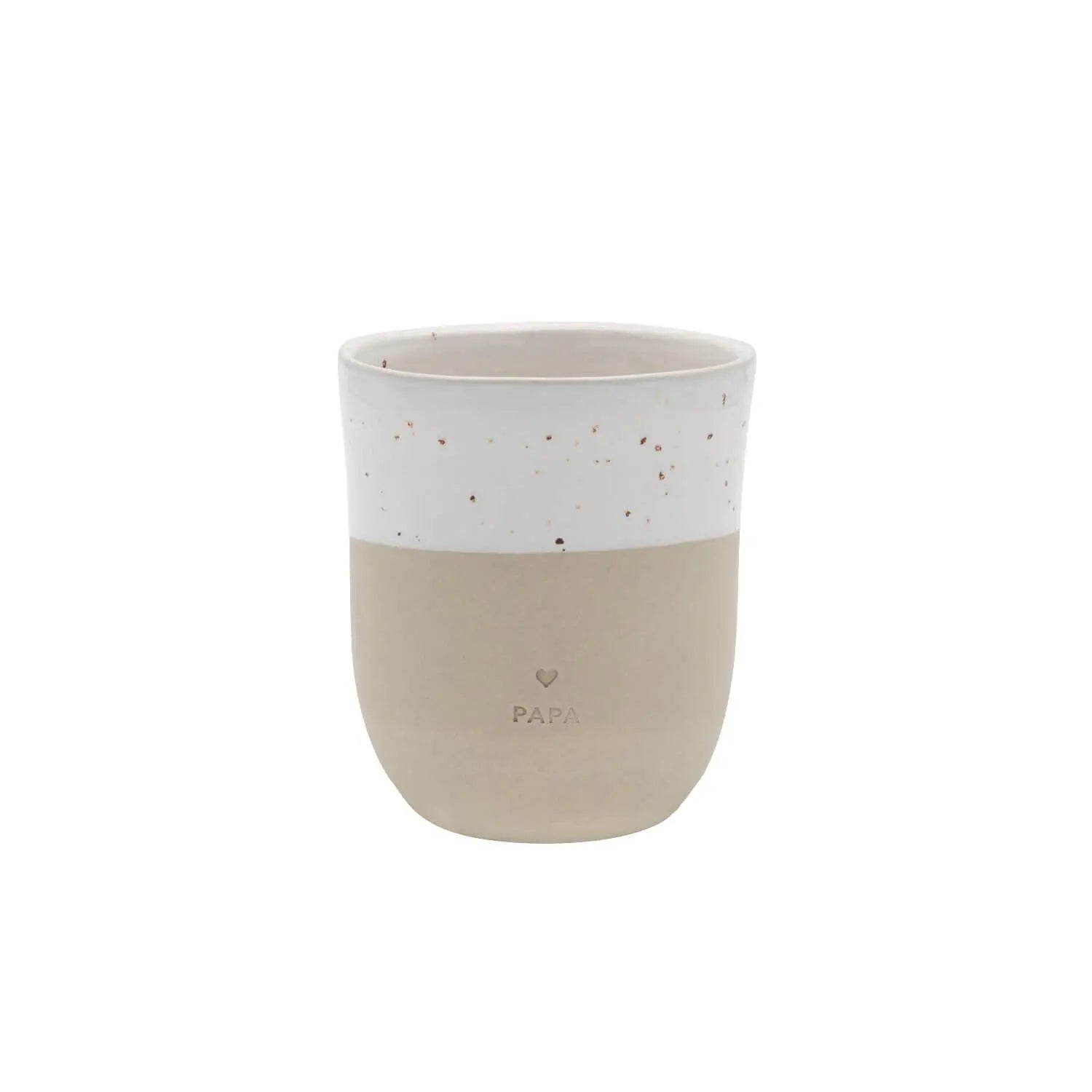 Becher "Papa" - 320 ml (Natur) Eulenschnitt