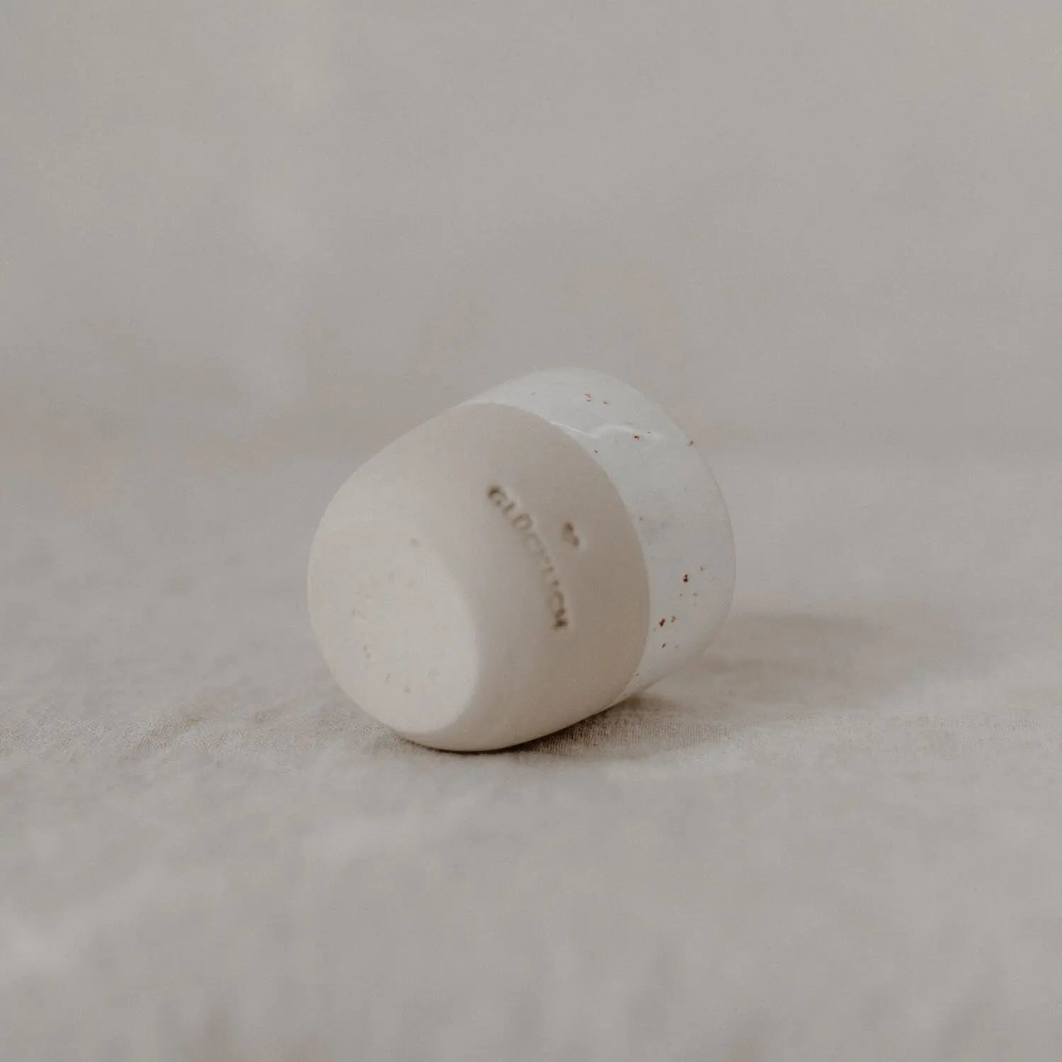 Espresso Becher "Glücklich" - 40 ml (Natur) Eulenschnitt