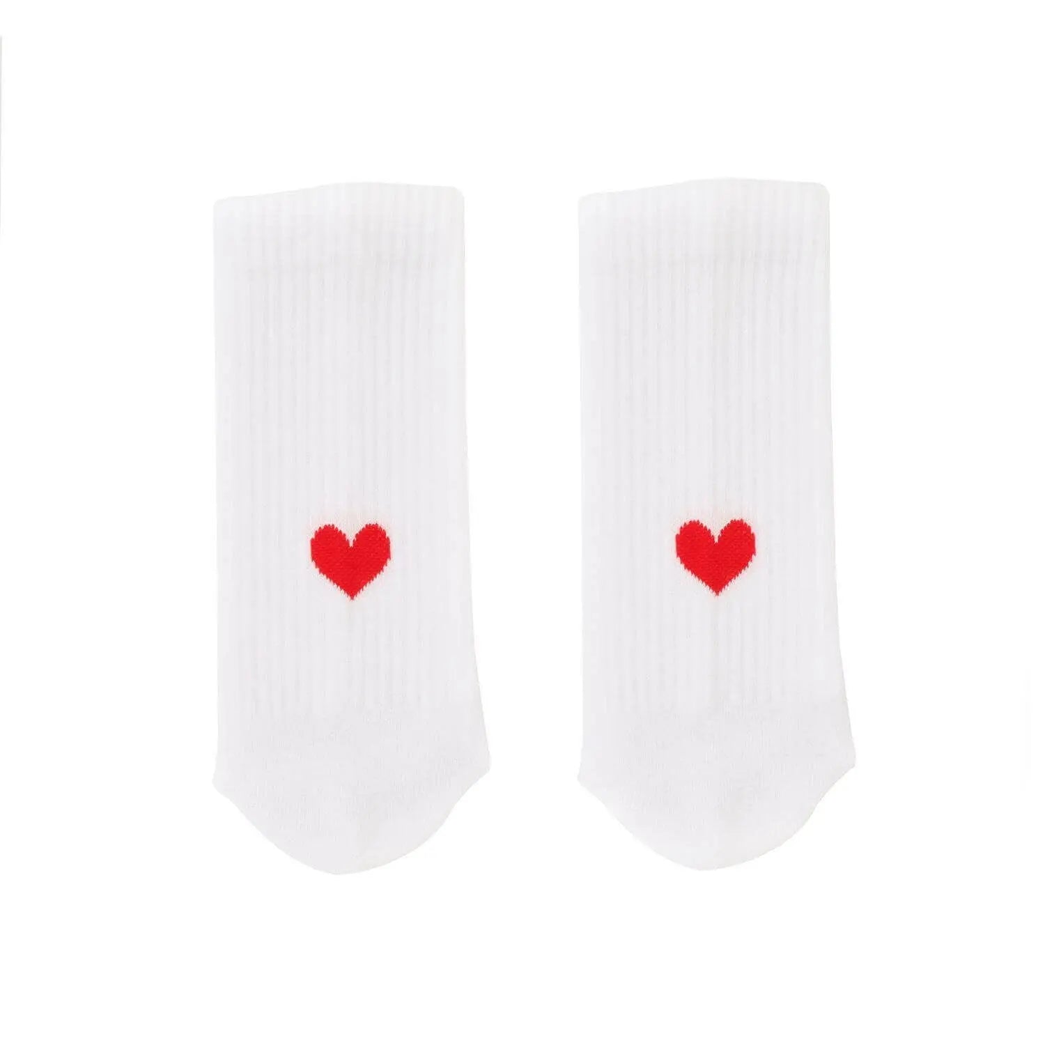 Socken "Herz" - 39-42 (Rot) Eulenschnitt