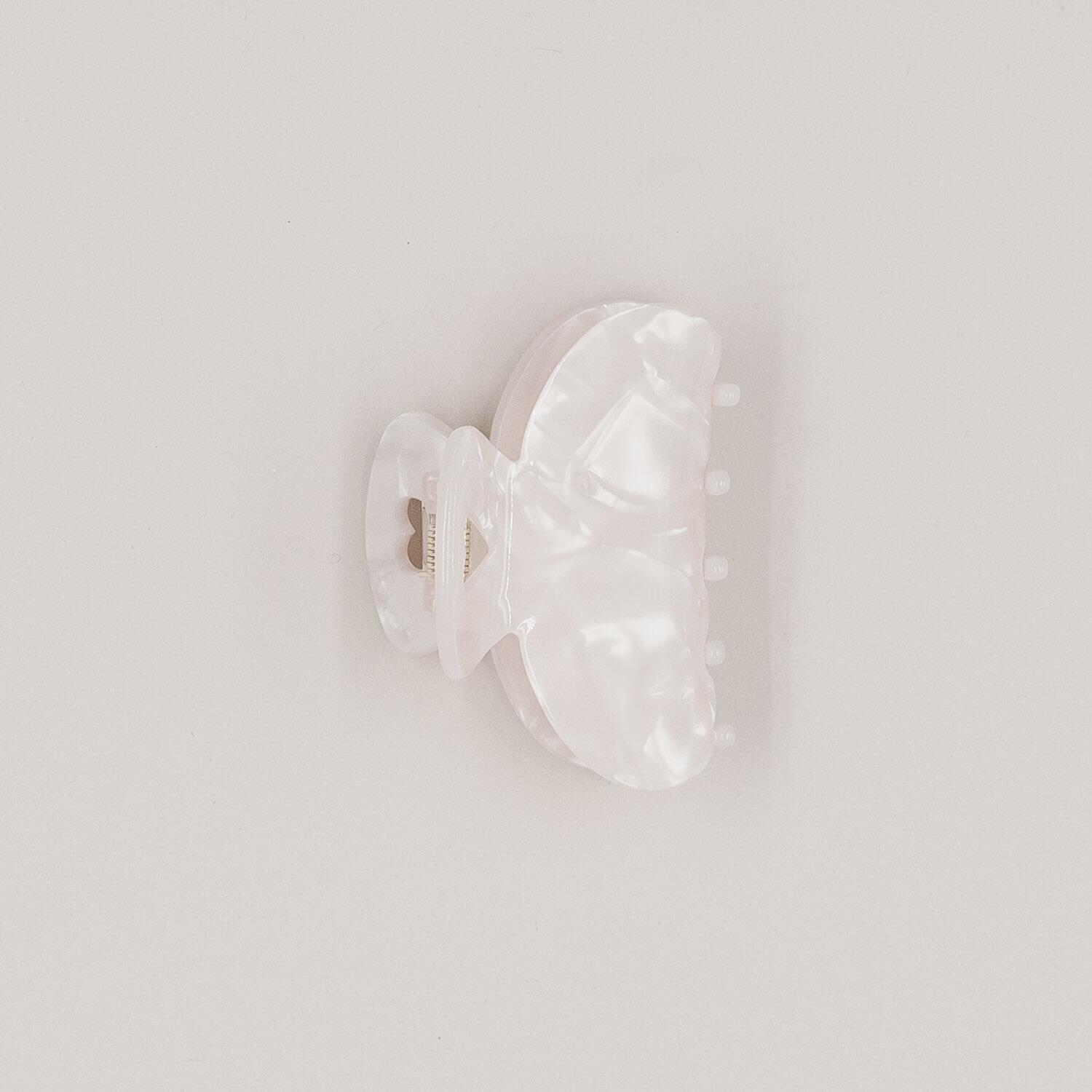 Große Haarspange "Herz" (Pearl) Eulenschnitt