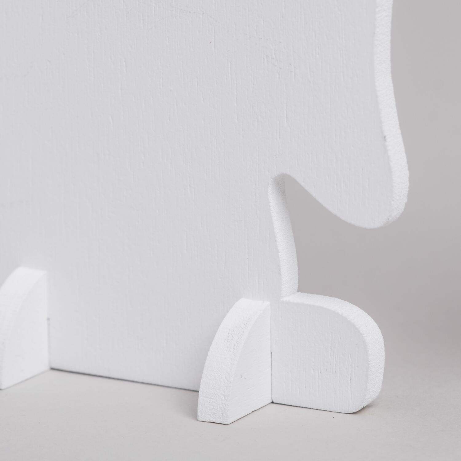 Steckhasen im 2er-Set (Weiß) Eulenschnitt