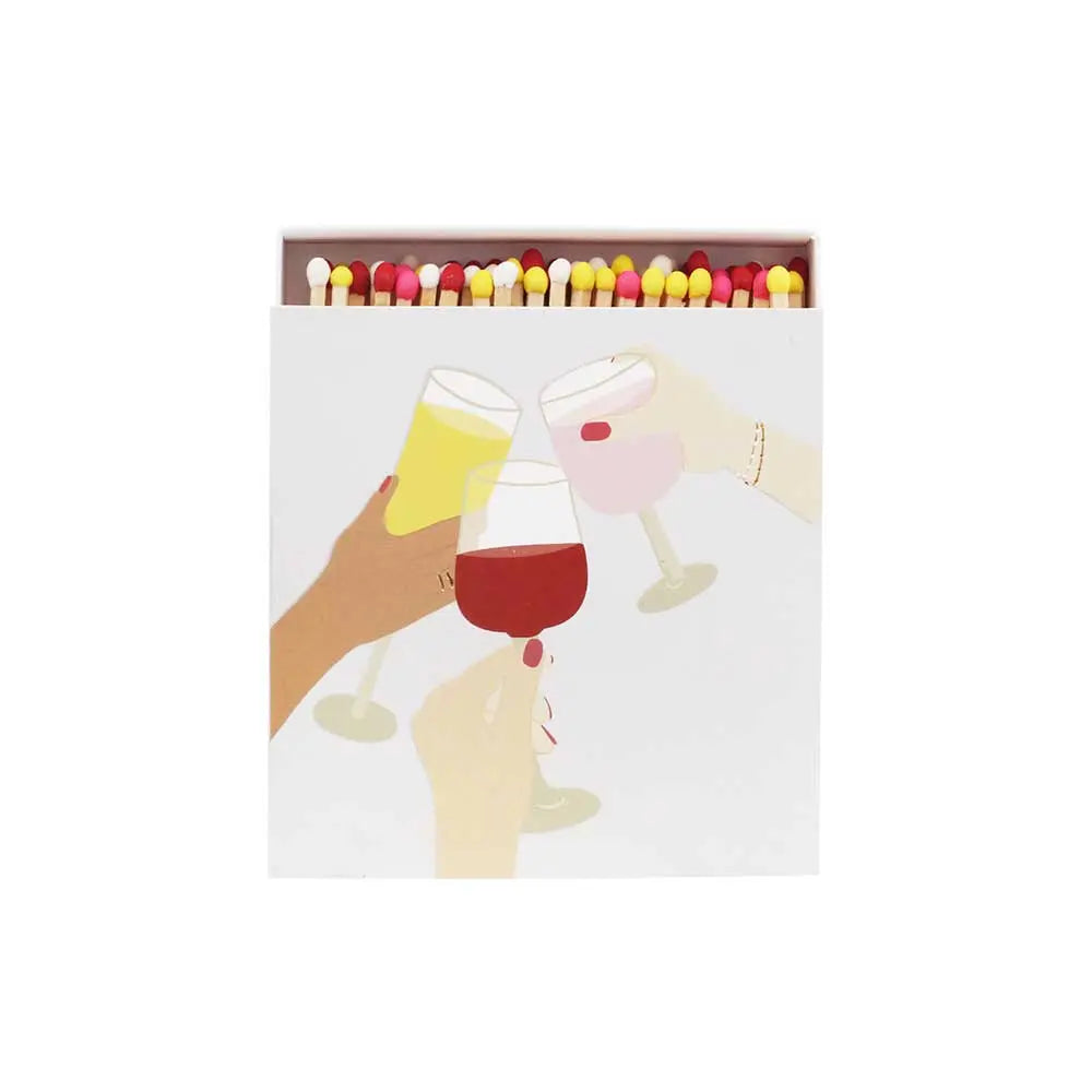 Streichhölzer "Lass uns feiern" - 10,7x10,5x2 cm (Bunt) Eulenschnitt