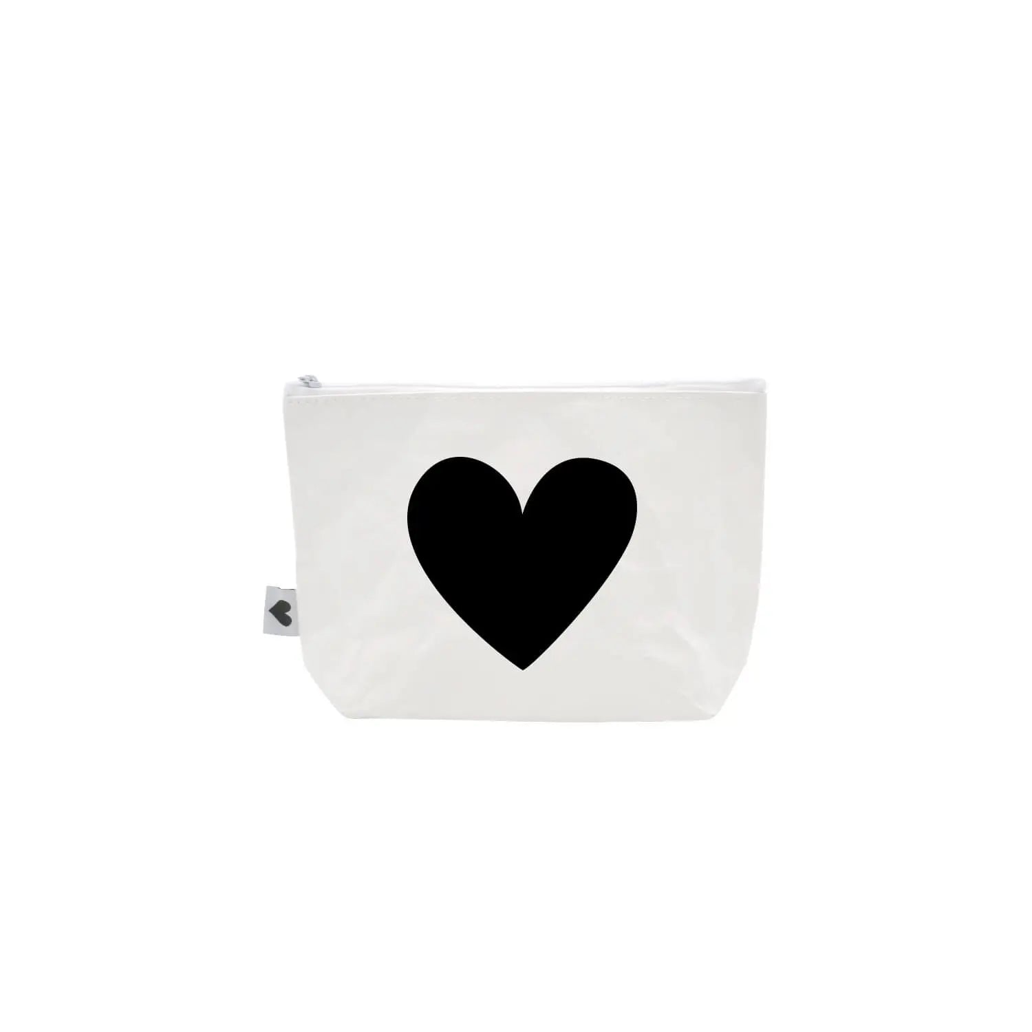 Kosmetiktasche "Herz" - 23x15x6 cm (Weiß) Eulenschnitt