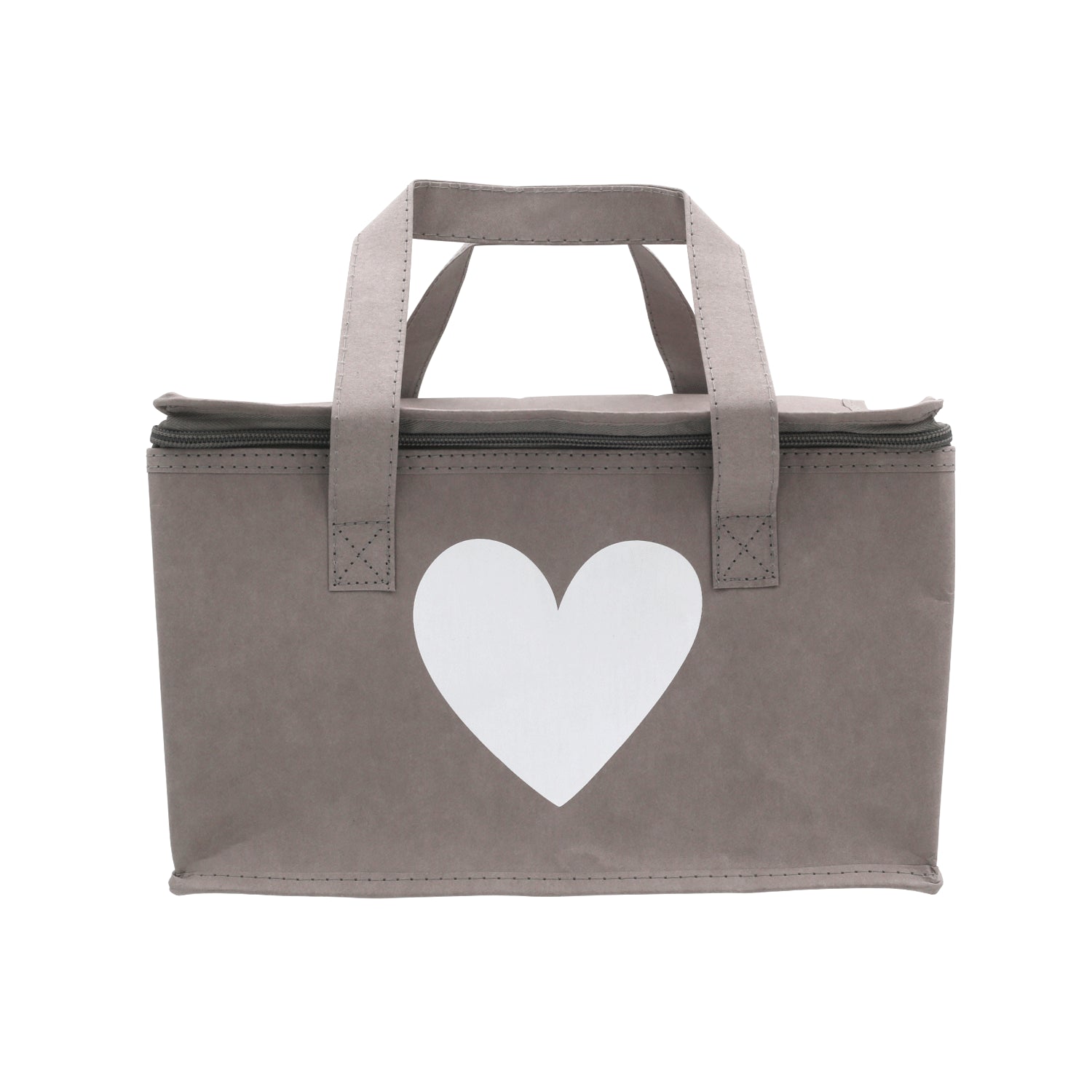 Kühltasche "Herz" - 30x18x22 cm (Grau) Eulenschnitt