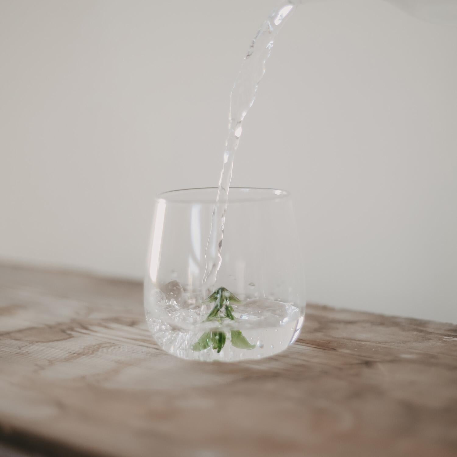 Trinkglas "Tannenfigur" - 420 ml (Grün)