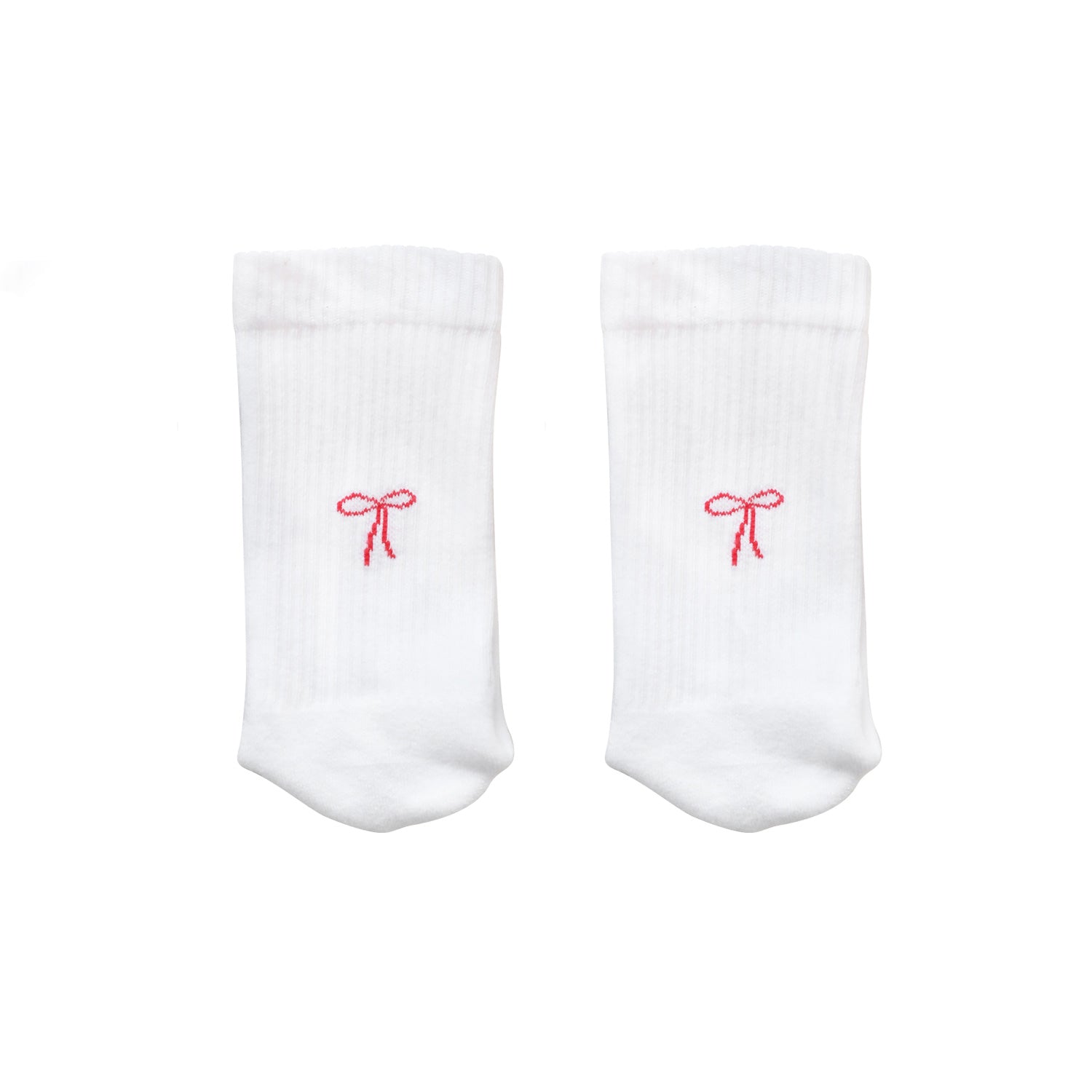 Socken "Schleife" (Weiß) Eulenschnitt