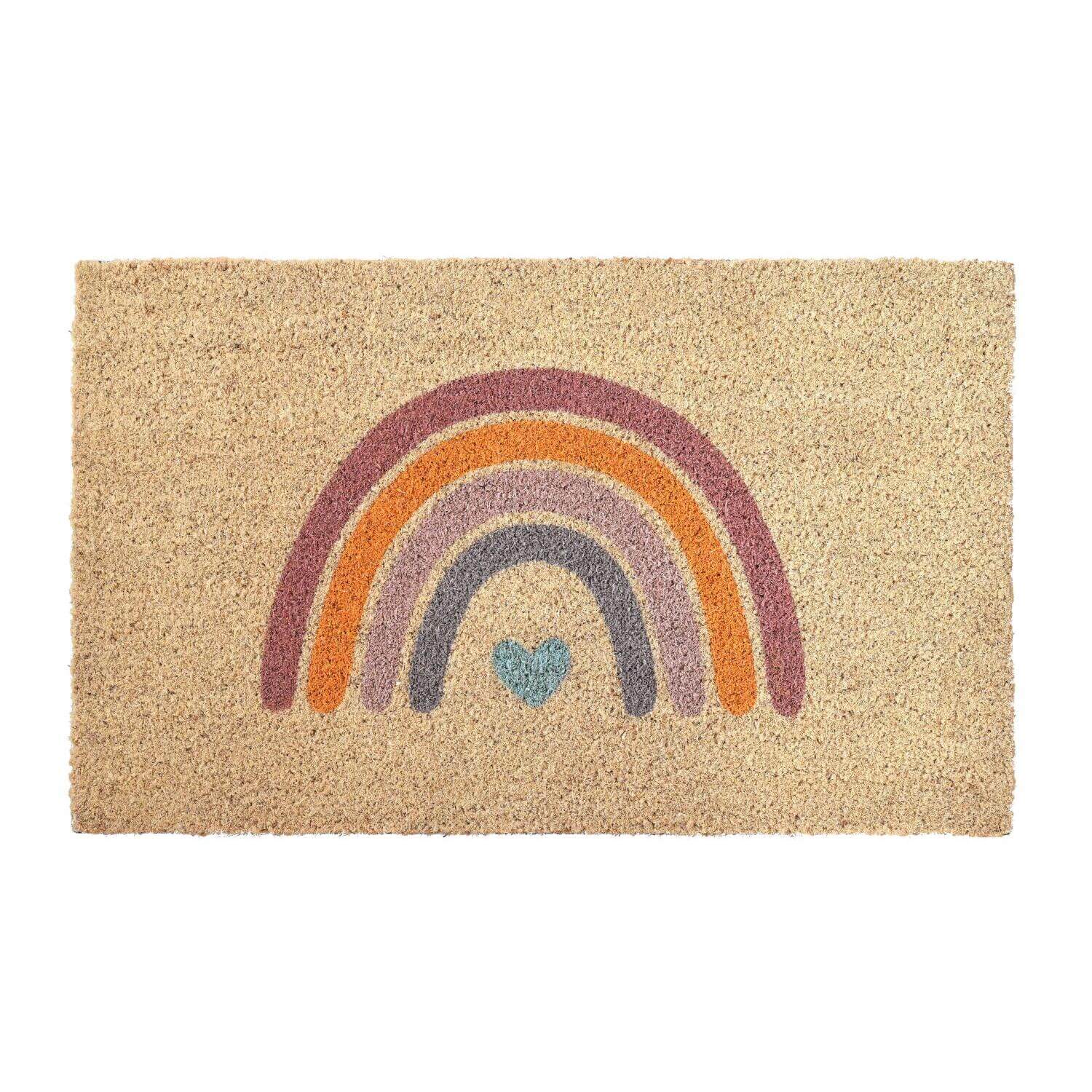 Fußmatte "Rainbow" - 45x75 cm (Natur)