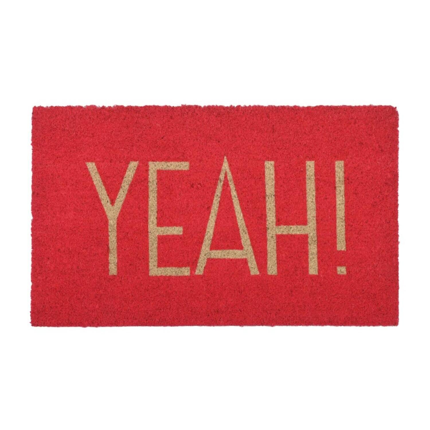 Fußmatte "Yeah!" - 100 cm (Pink)