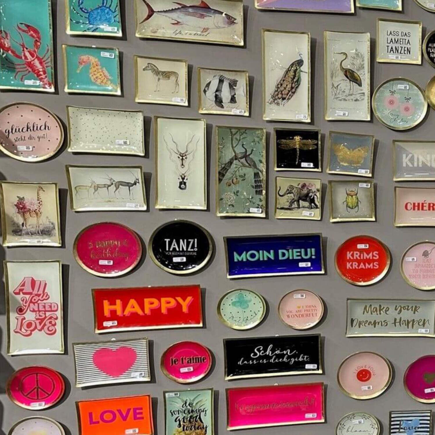 Glasteller "Love Plates - Busenfreundin" - S (Rosa)