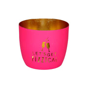 Windlicht "Madras - Let's get fizzical" - 8,5x10 cm (Hot Pink/Gold)