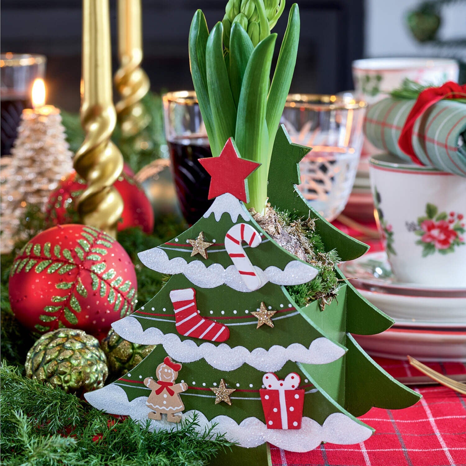 Serviettenhalter Weihnachtsbaum "Christmas Tree" - Medium (Green) GreenGate