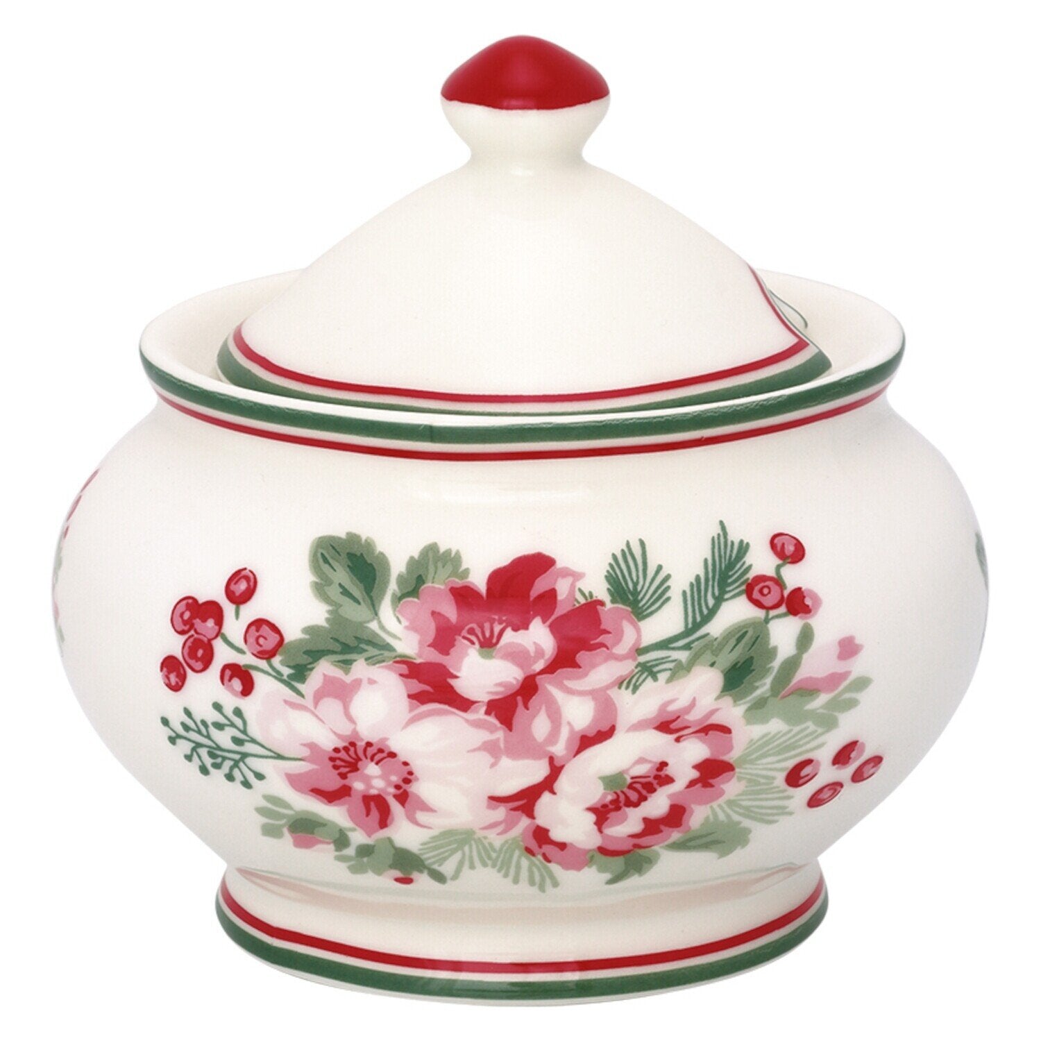 Zuckerdose "Charline" - Rund (White) GreenGate