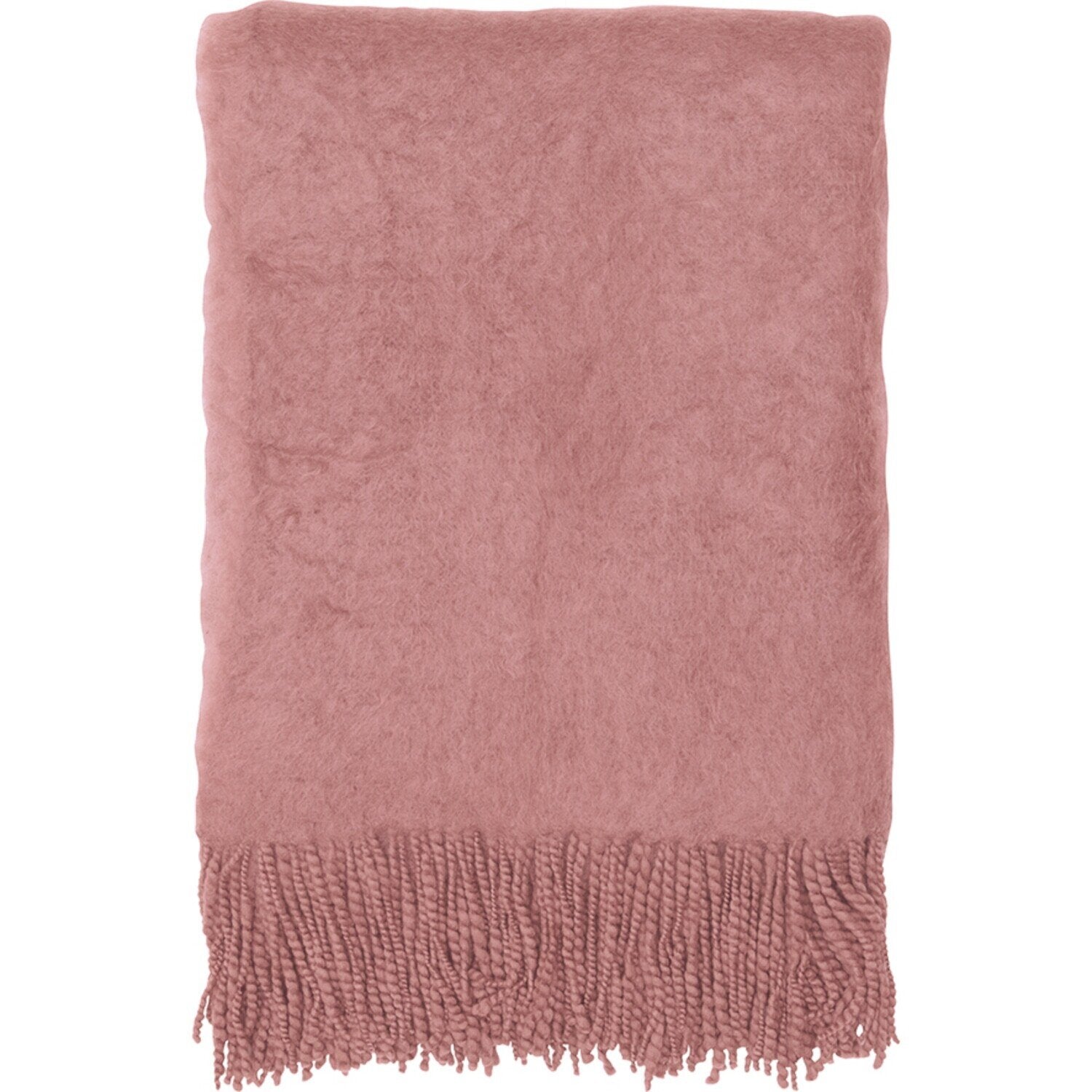 Decke aus Mohairwolle - 120x160cm (Dusty Rose) GreenGate