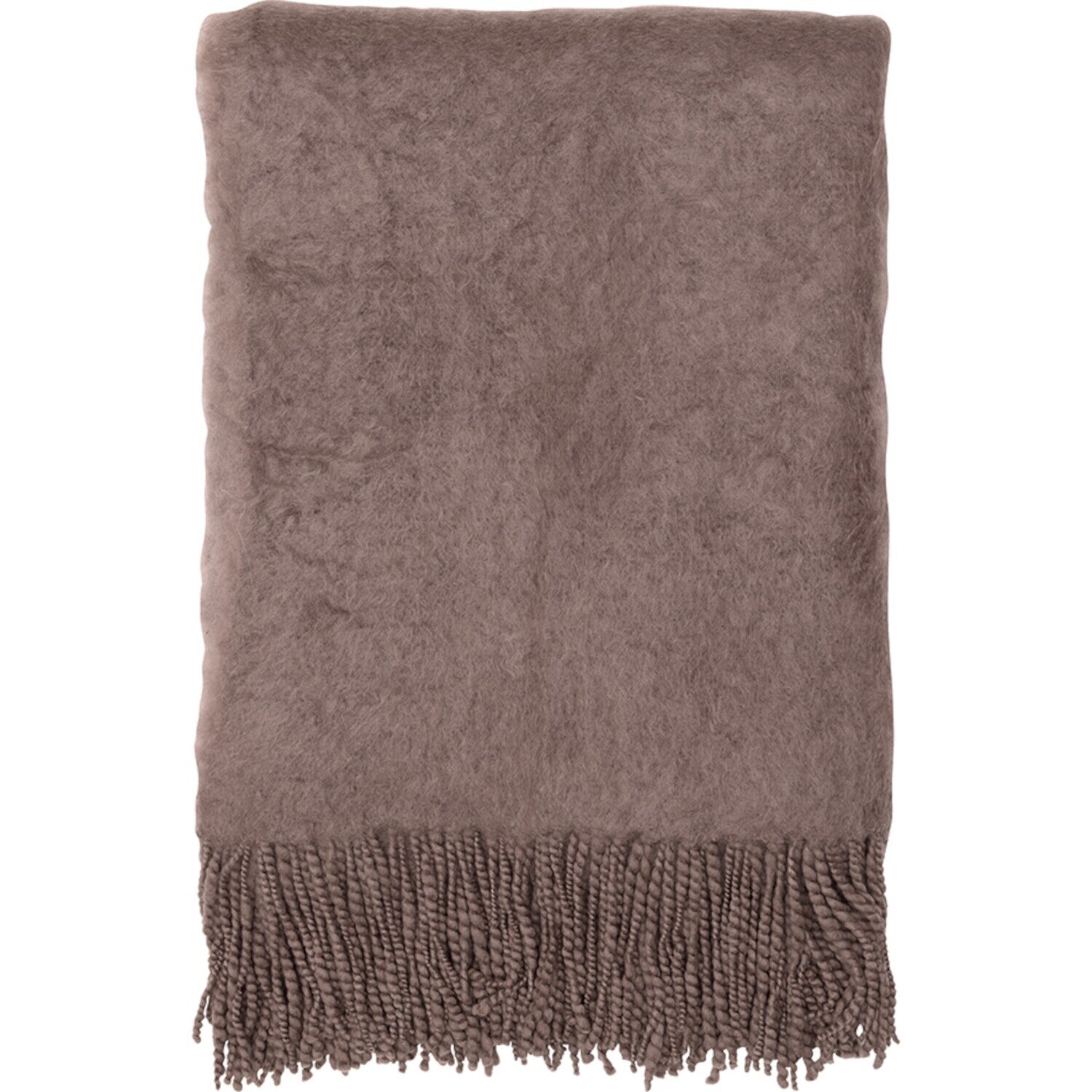 Decke aus Mohairwolle - 120x160cm (Taupe) GreenGate