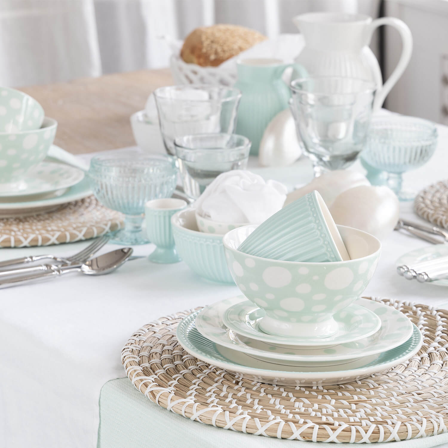 Frühstücksteller "Neva" - 20,2 cm (Mint) GreenGate