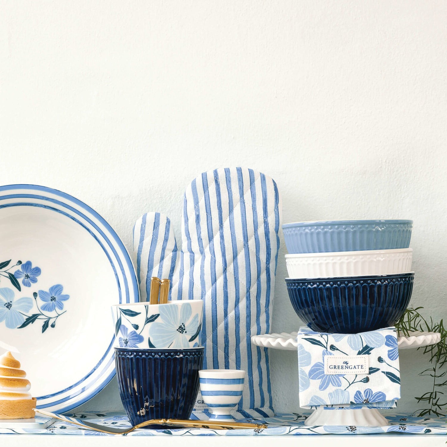 Papierservietten "Laerke" - Groß (White) GreenGate