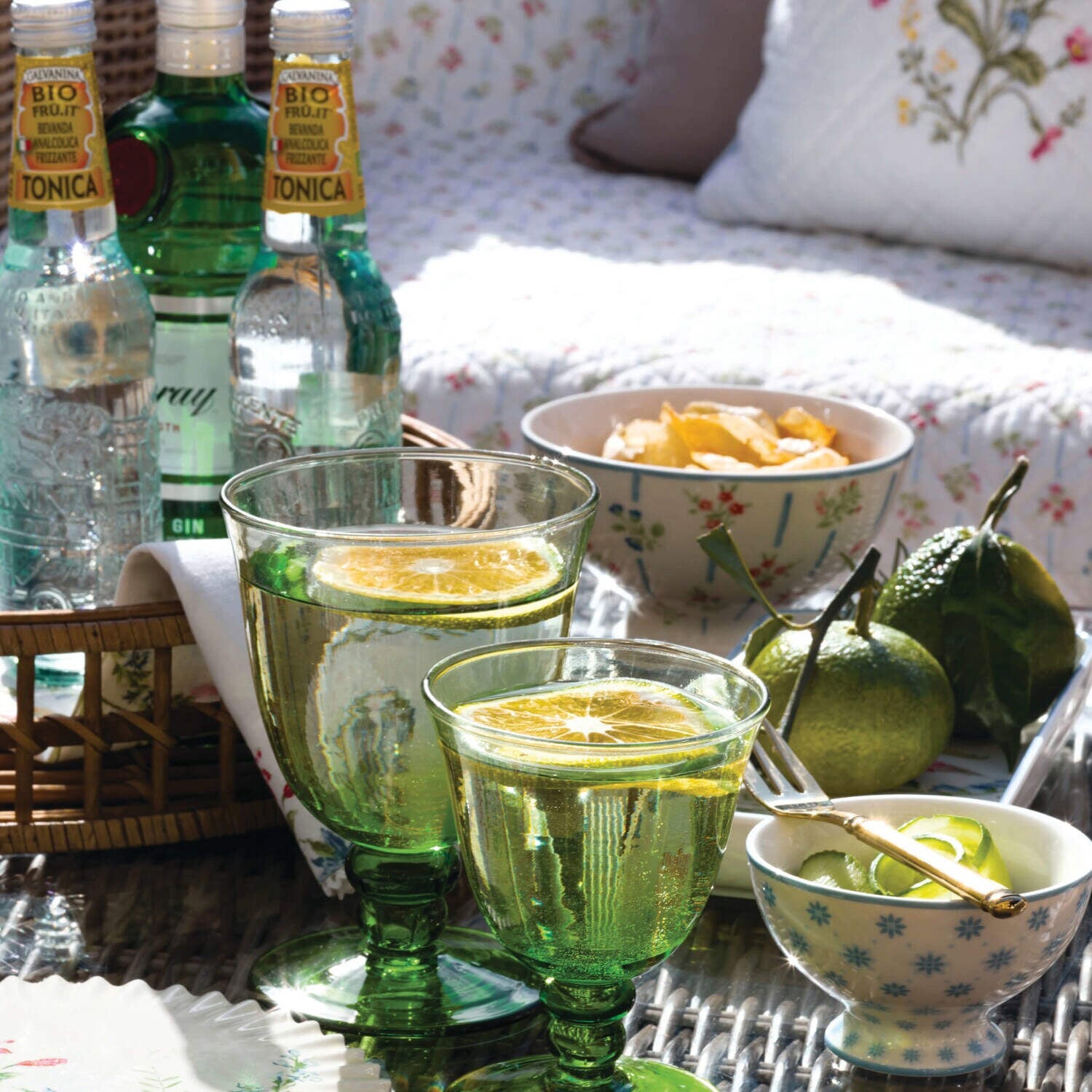 Kissenbezug mit Steppung "Elwin" - 50 x 50 cm (White) GreenGate