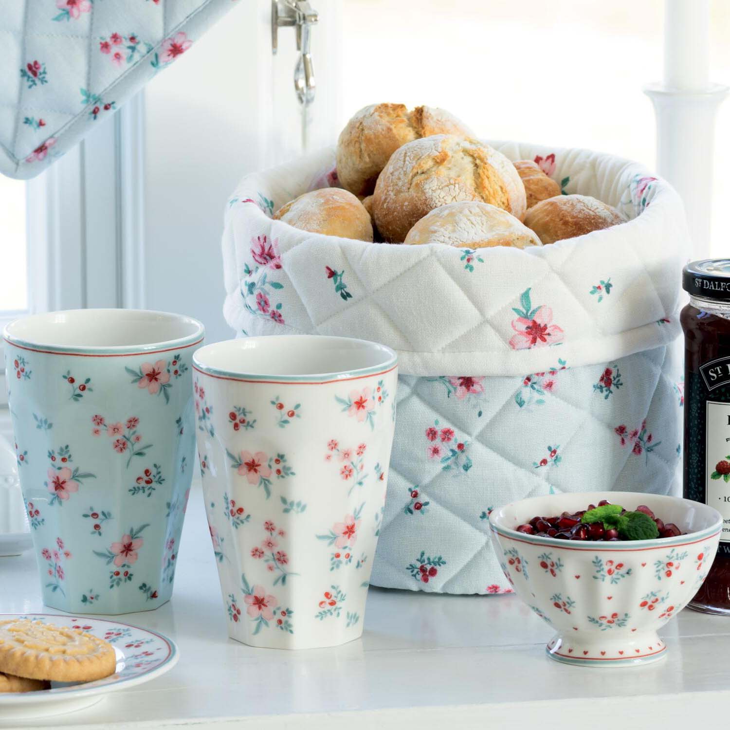 French Latte Becher "Sila" - 9x12,5 cm (Pale Blue) GreenGate