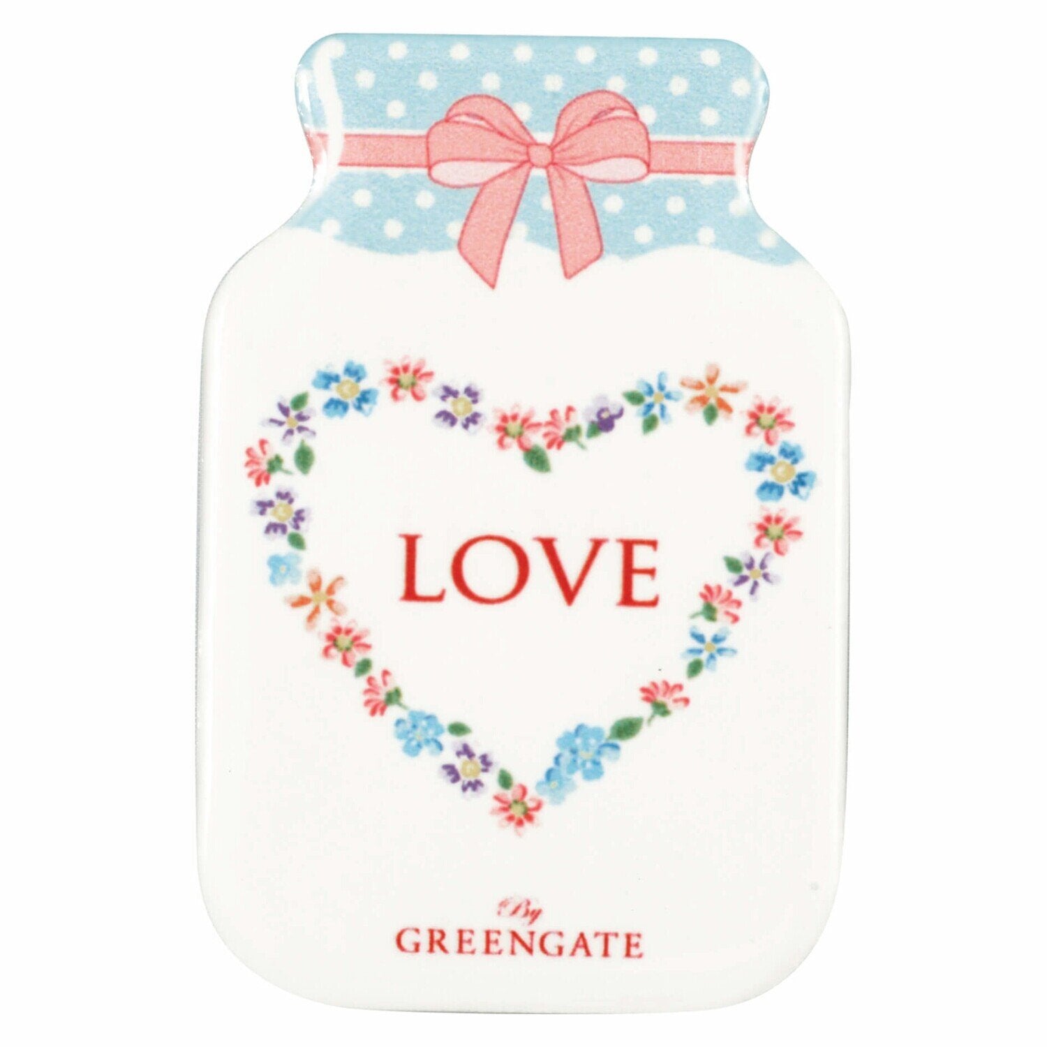 Kühlschrankmagnet-Milchkanne im 4er-Set "Columbine Love" (White) GreenGate