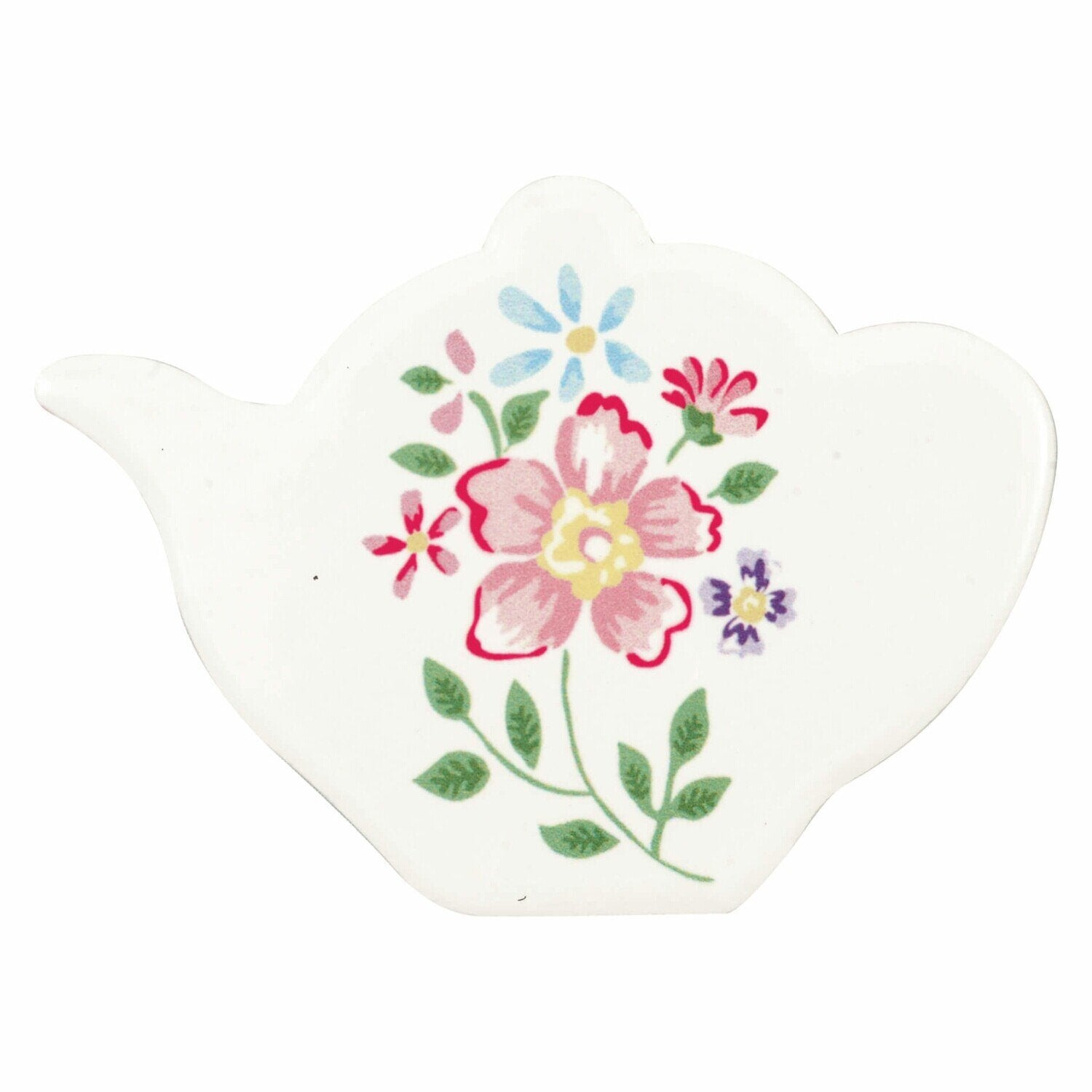 Kühlschrankmagnet-Teekanne im 4er-Set "Columbine" (White) GreenGate