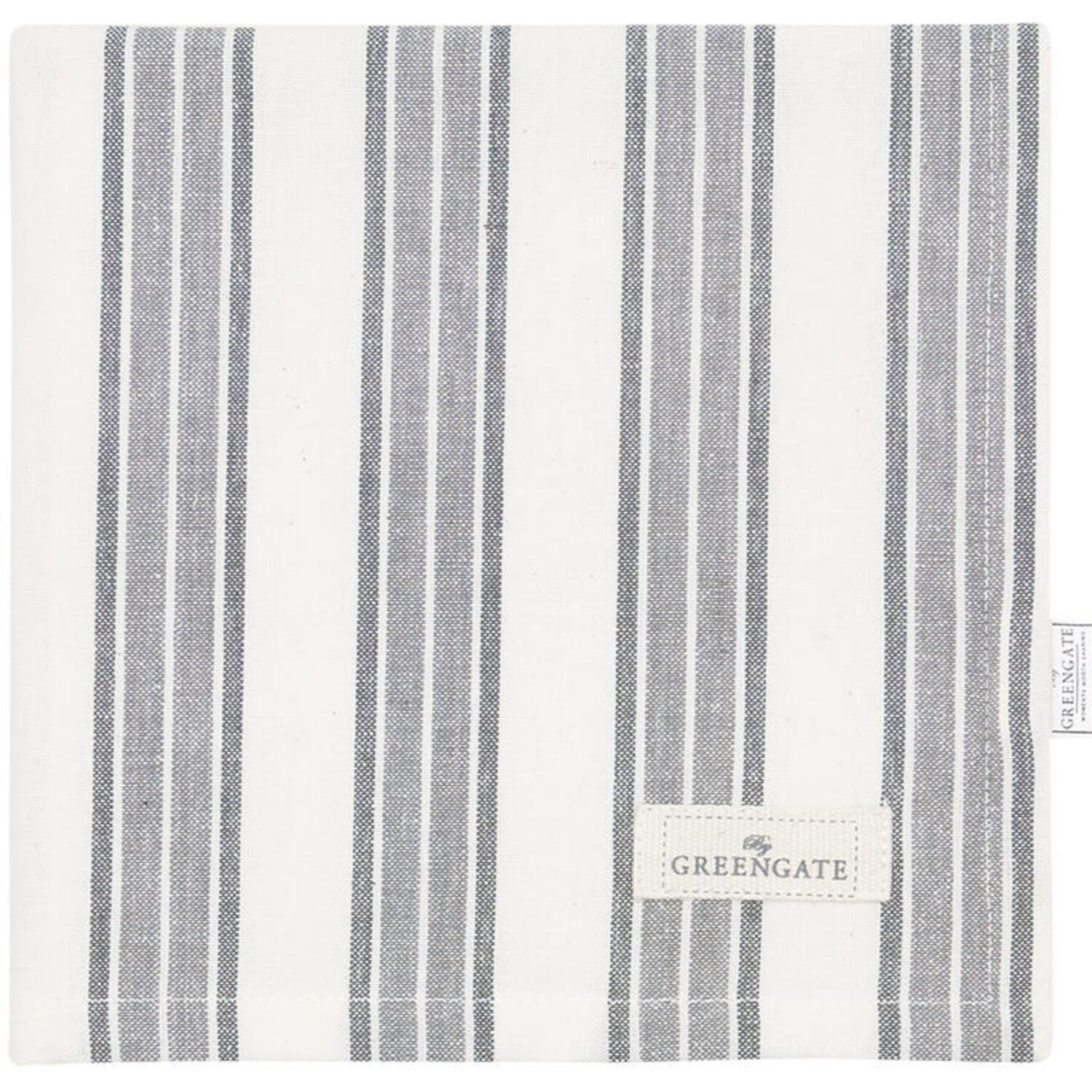 Stoffserviette "Alberte" (Dunkelgrau) GreenGate