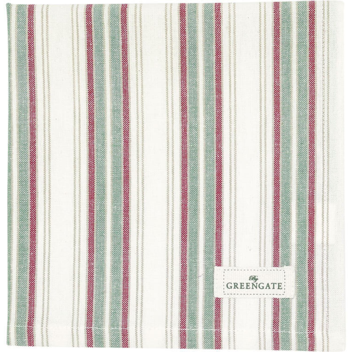 Stoffserviette "Carola" (Rot) GreenGate