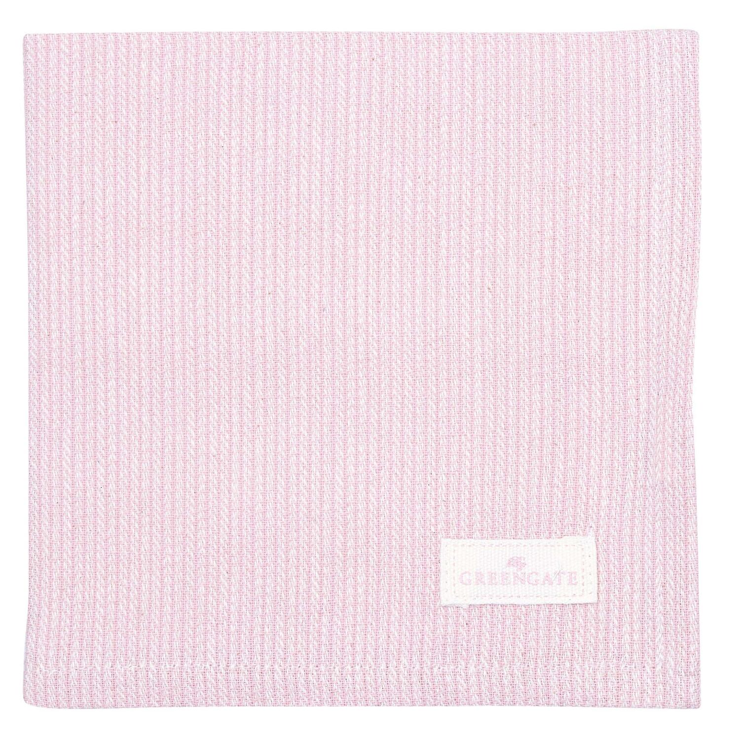 Stoffserviette "Alicia" - 40x40 cm (Pale Pink) GreenGate