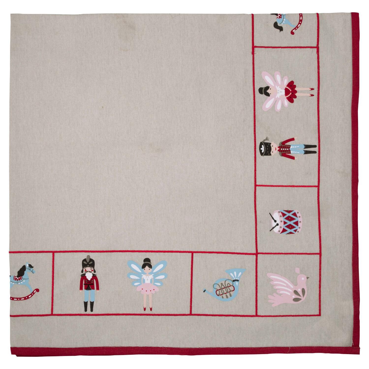 Tischdecke "Xmas Cindarella" - 120x120 cm (Weiß) GreenGate